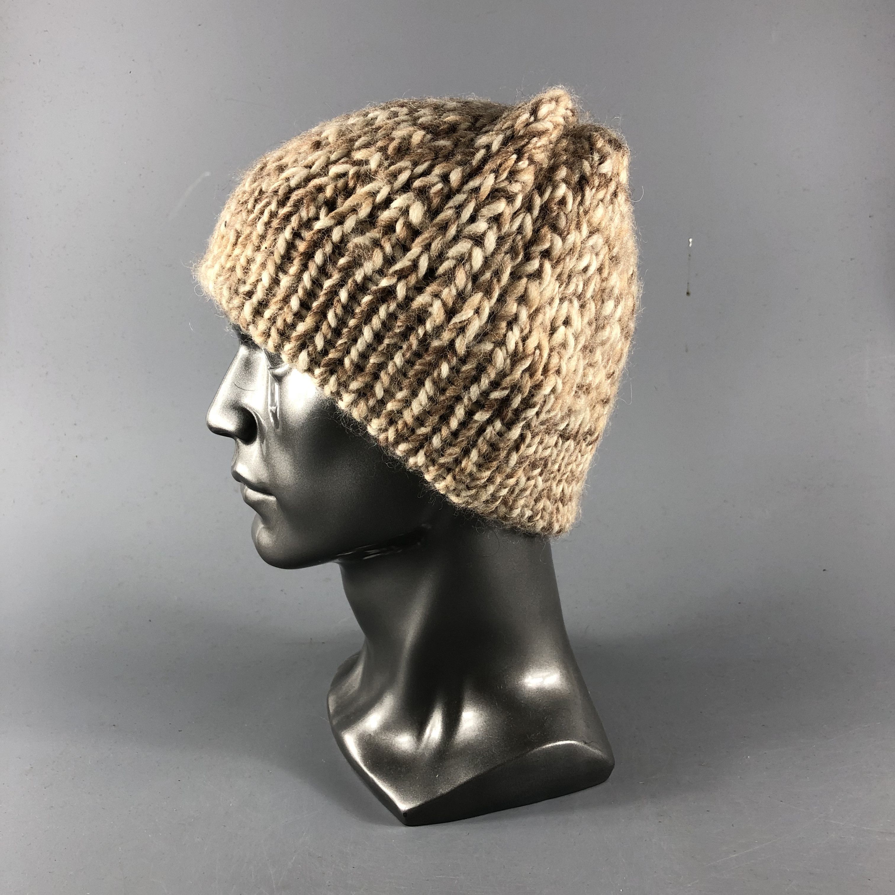 Vintage Donna Knit Wool/Alpaca Beanie Snowcap Snow Hat B1059 Size ONE SIZE - 2 Thumbnail