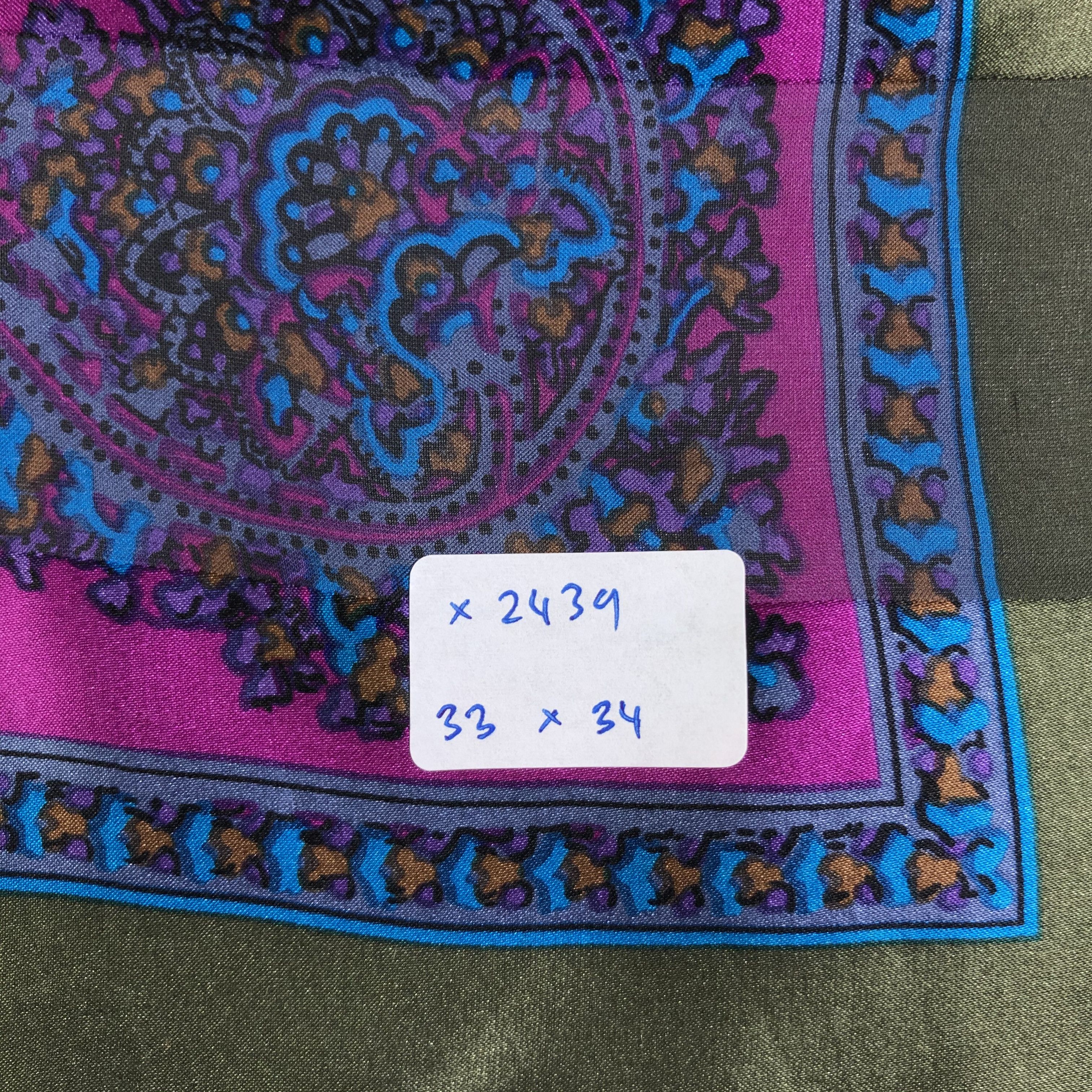 Vintage Vintage Silk Scarf Size ONE SIZE - 7 Thumbnail