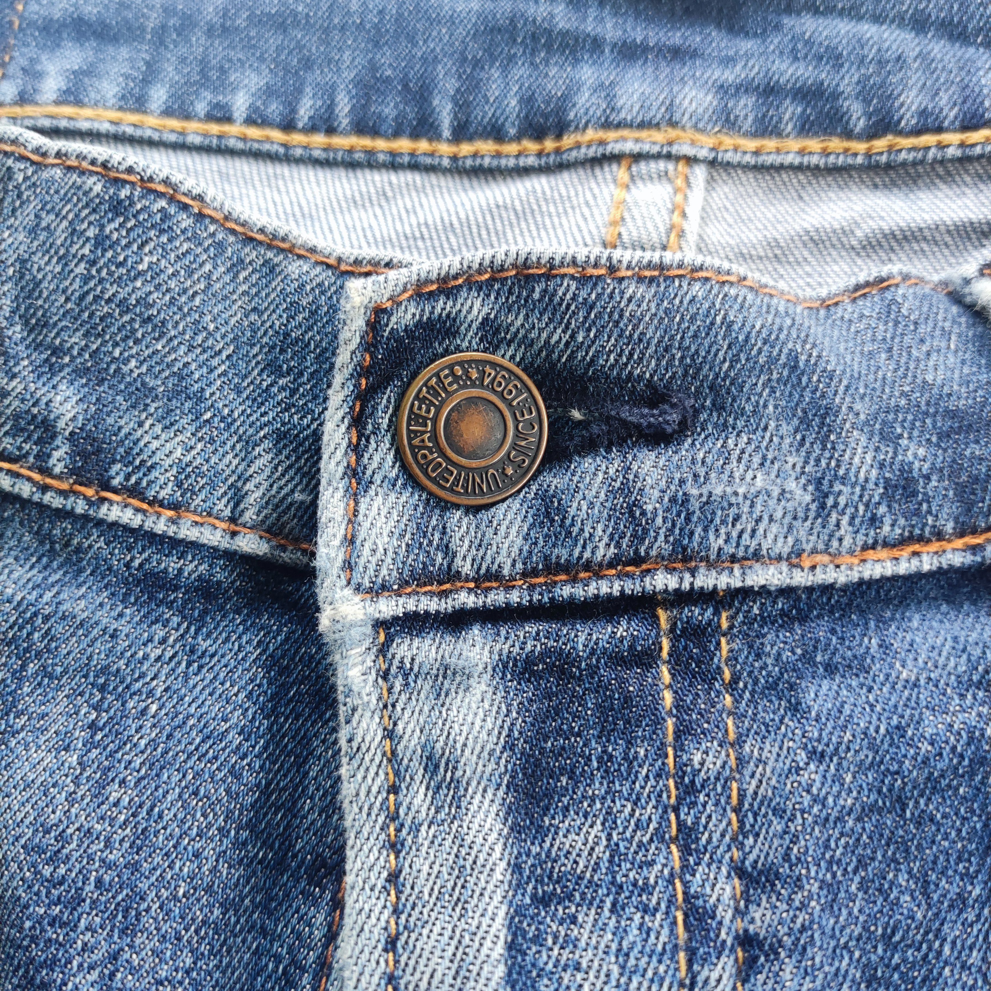 Japanese Brand Vintage Japanese Brand Straight Cut Jeans Faded Ripped Pants Size US 33 - 6 Thumbnail