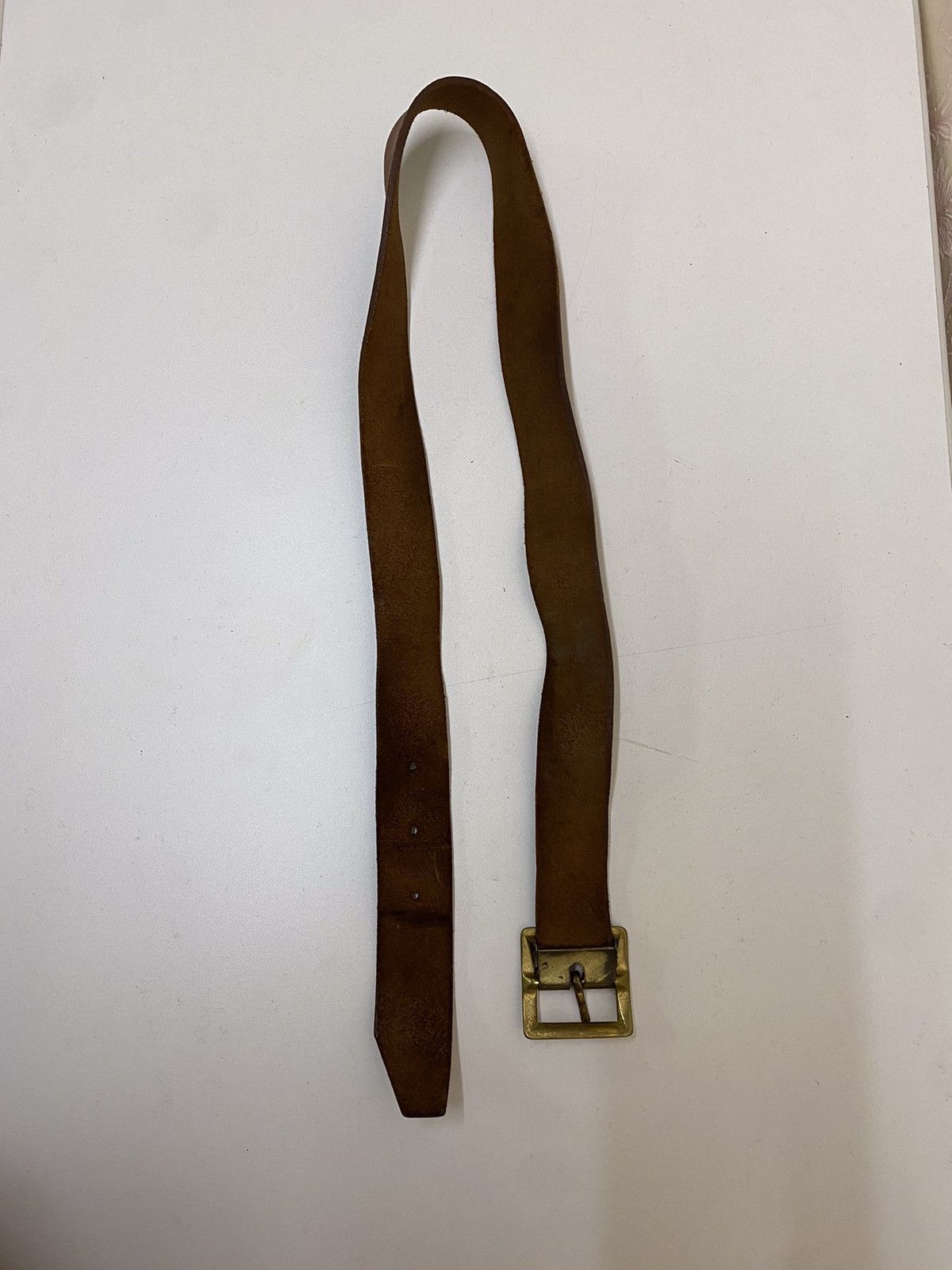 Japanese Brand Japanese Brand Leather Buckle Belt Size ONE SIZE - 5 Thumbnail