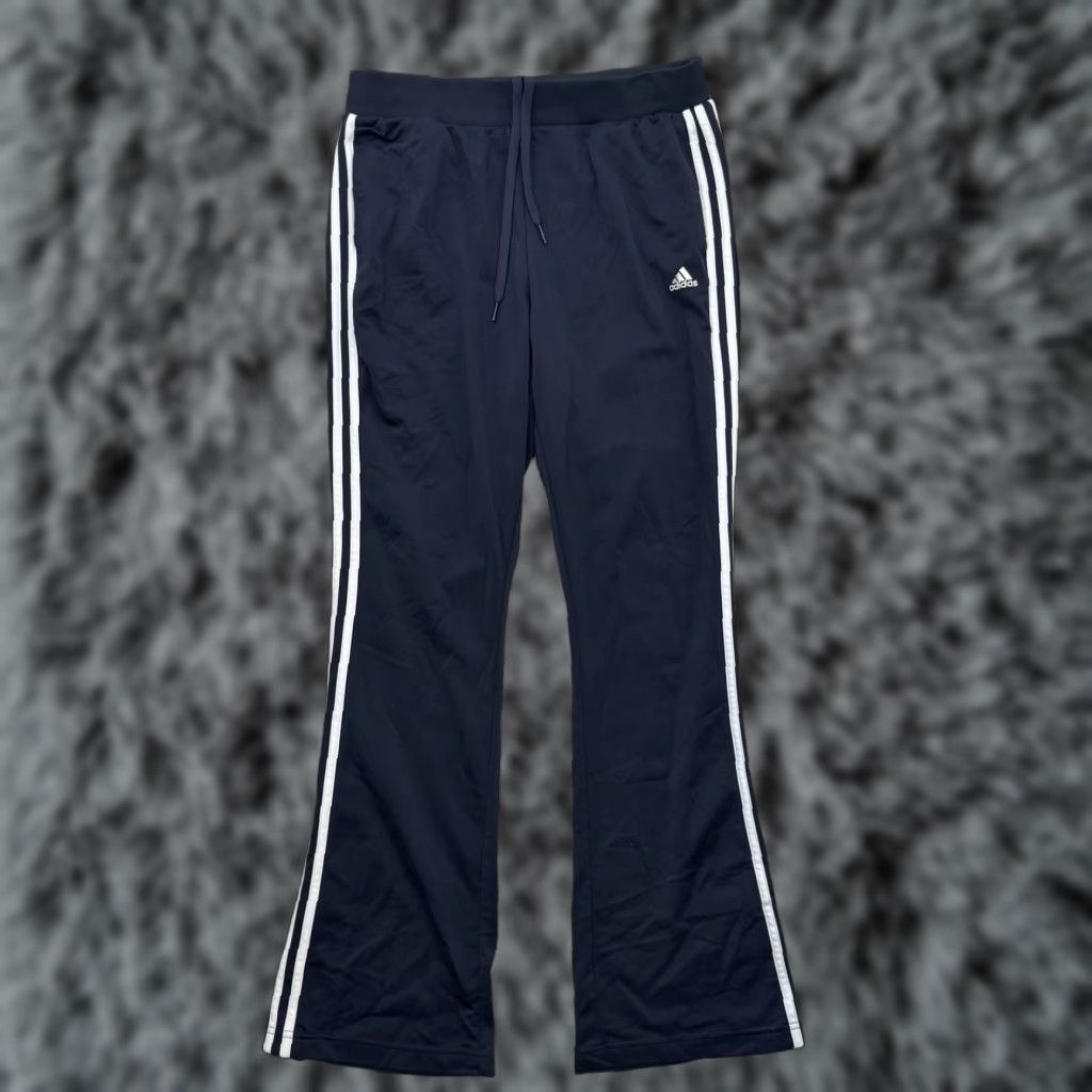 Adidas Adidas Pants Mens Large Blue Tearaway Snap Track Three Stripes Athletic IW7394 Size US 33 - 1 Thumbnail