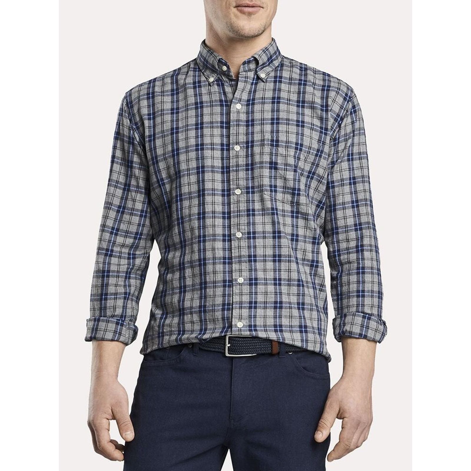 Peter Millar Peter Millar Plaid Button Down Shirt XL Mountainside Beach Size US XL / EU 56 / 4 - 2 Thumbnail