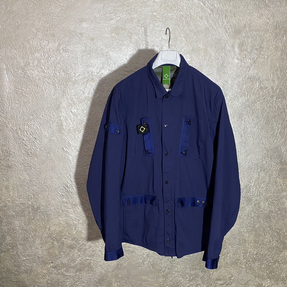 image of Ma Strum x Massimo Osti Ma.strum Massimo Osti Archive Nylon Long Jacket Coat XL in Navy, Men's