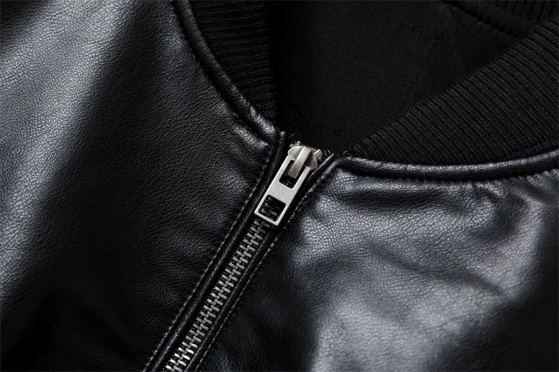 Japanese Brand × Vintage Leather Bomber Jacket Coat Top Size M / US 6-8 / IT 42-44 - 3 Thumbnail