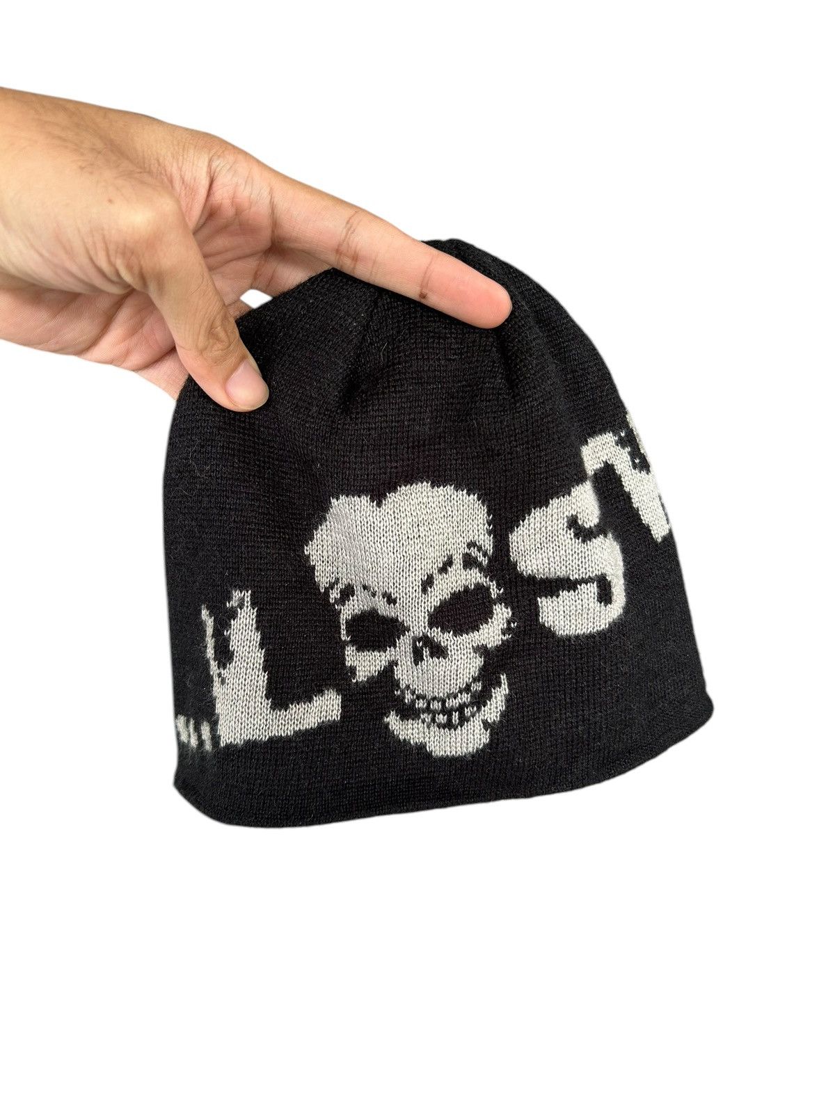 Japanese Brand × Kapital × Vintage LOST Skull Beanie Hats snowcap Size ONE SIZE - 9 Thumbnail