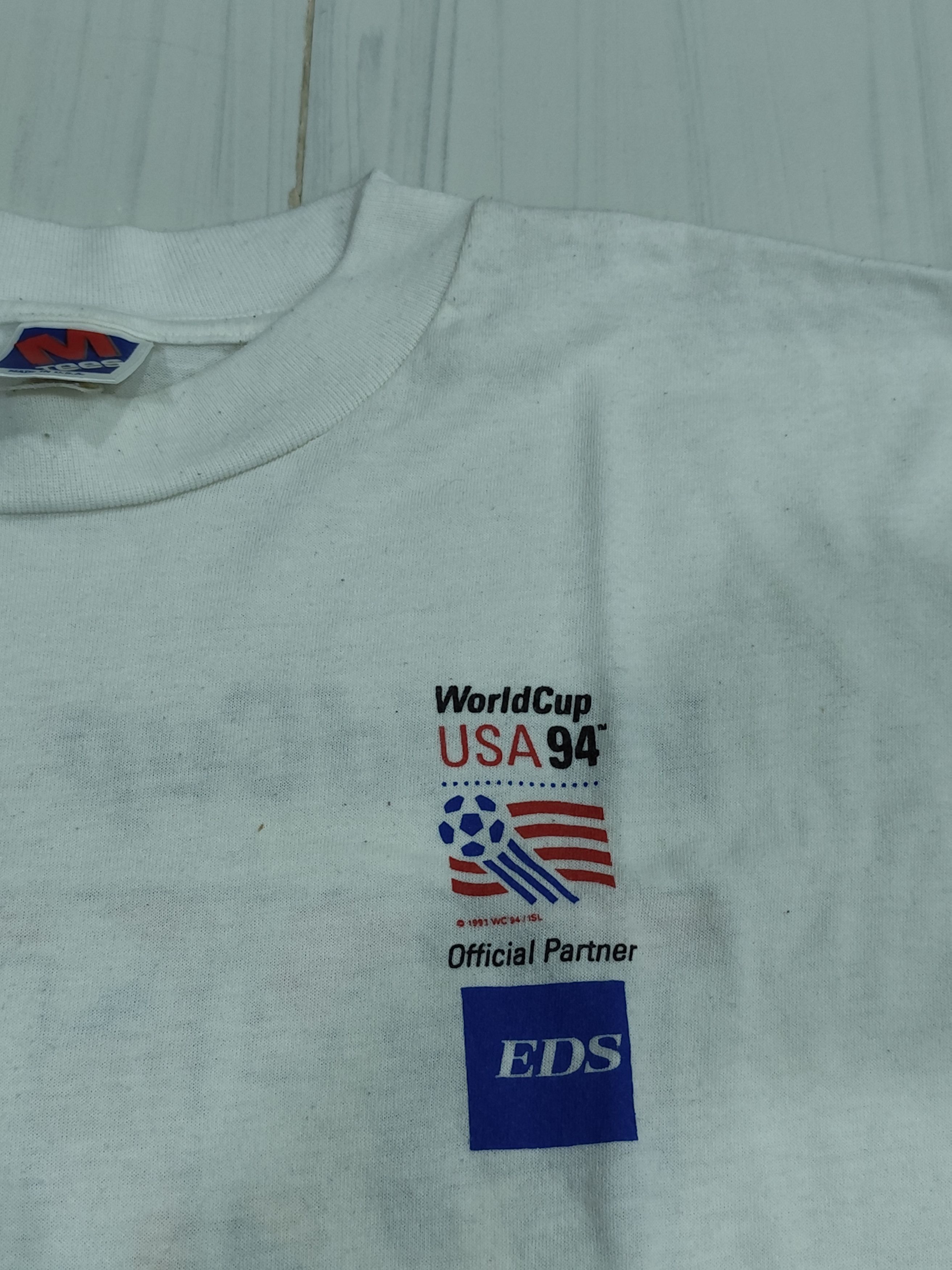 Vintage Vintage 1994 world cup EDS Size US L / EU 52-54 / 3 - 2 Thumbnail