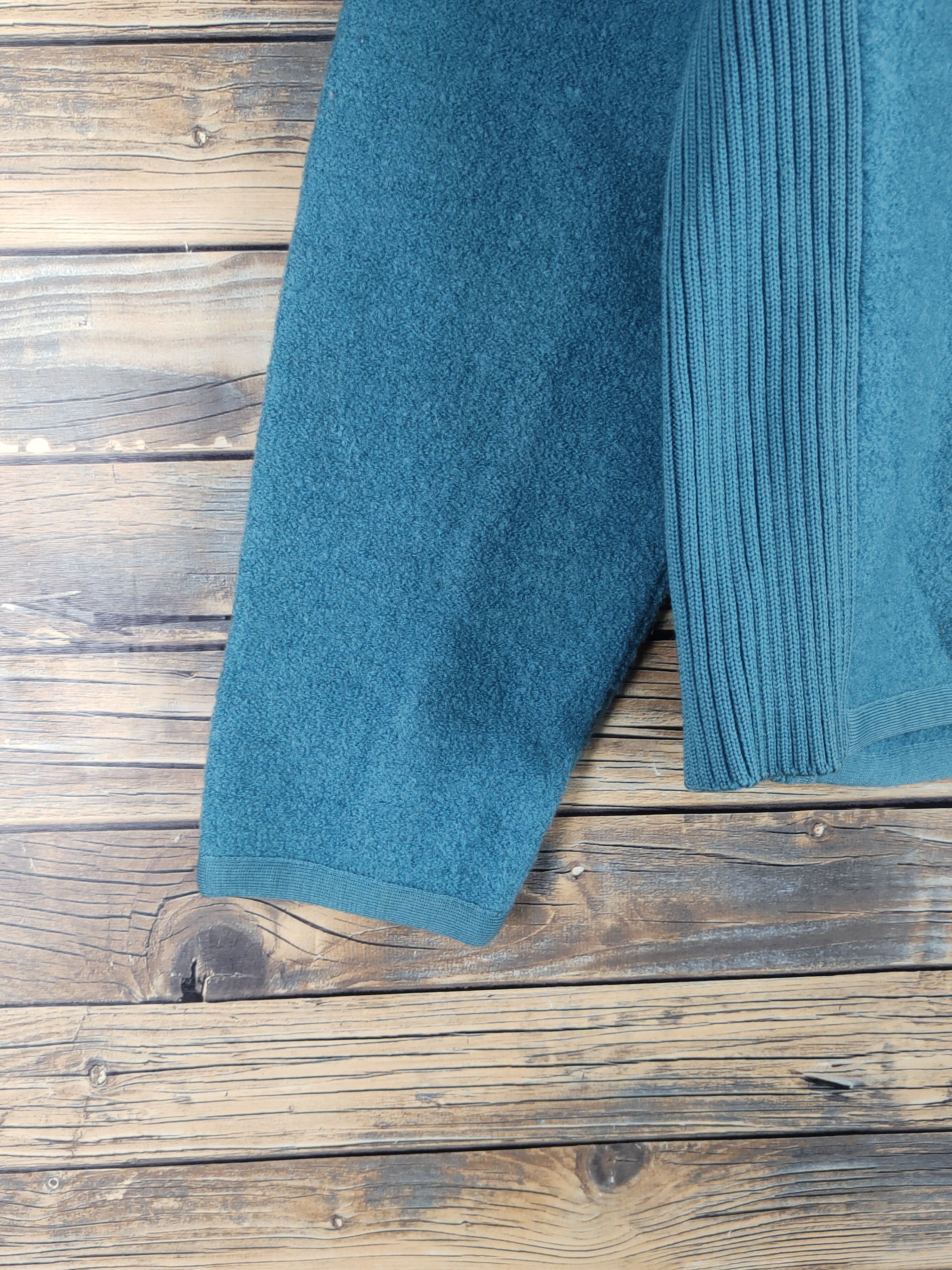Homespun Knitwear Valentino Garavani Turquoise Knitwear jacket #W1331 Size S / US 4 / IT 40 - 4 Thumbnail
