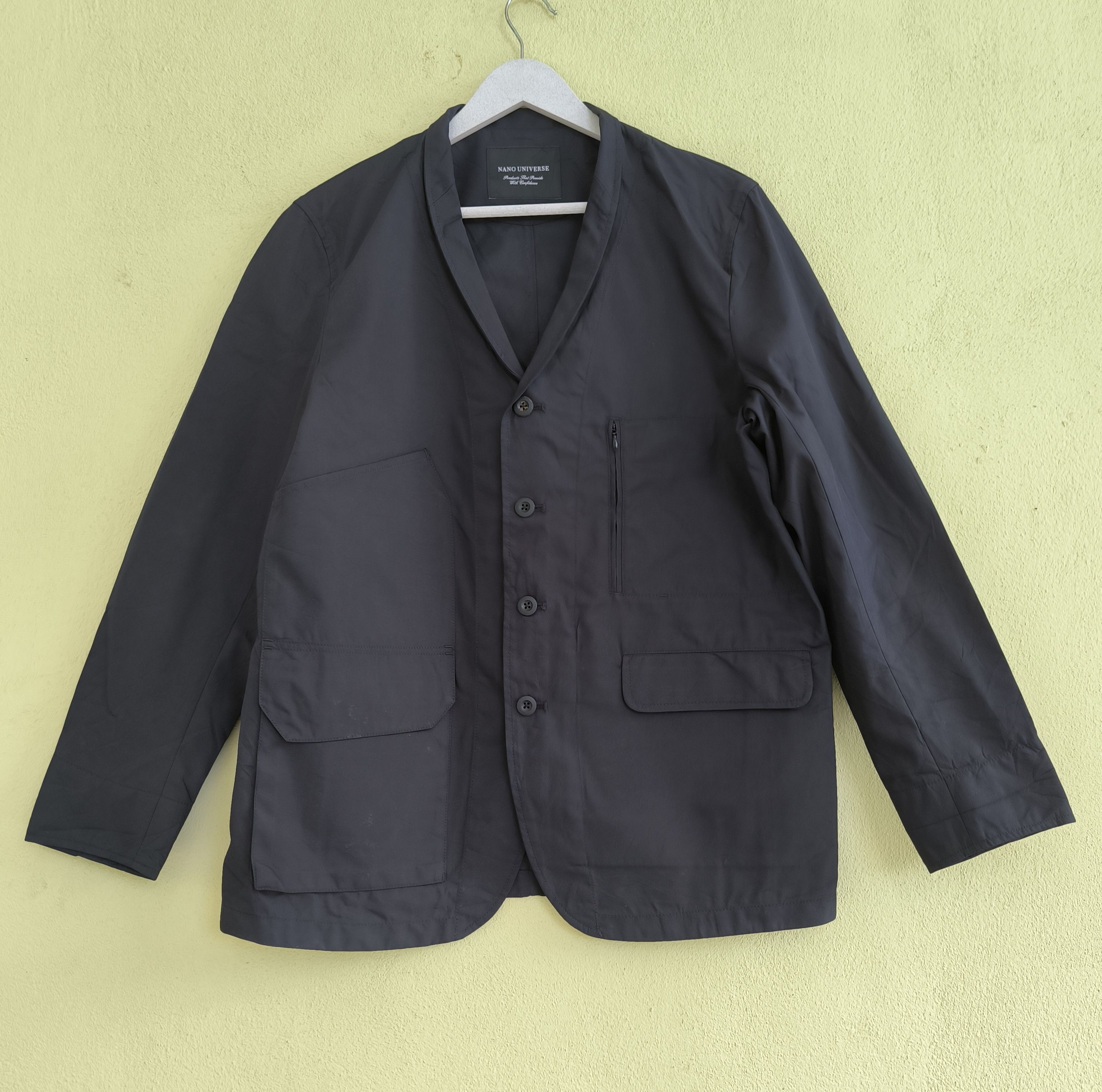 NANO universe NANO UNIVERSE waxed polyester sack coat Size US M / EU 48-50 / 2 - 1 Thumbnail