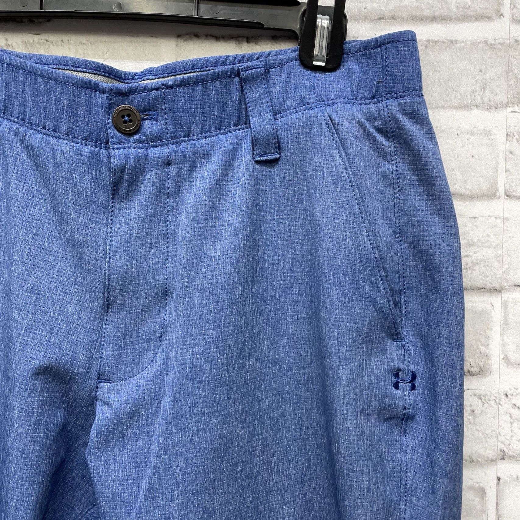 Under Armour Under Armour Loose Athletic Pants Mens 32x30 Blue Chino Athletic Stretchy Regular Fit 30 Inseam Mens Clothing Size US 32 / EU 48 - 2 Thumbnail