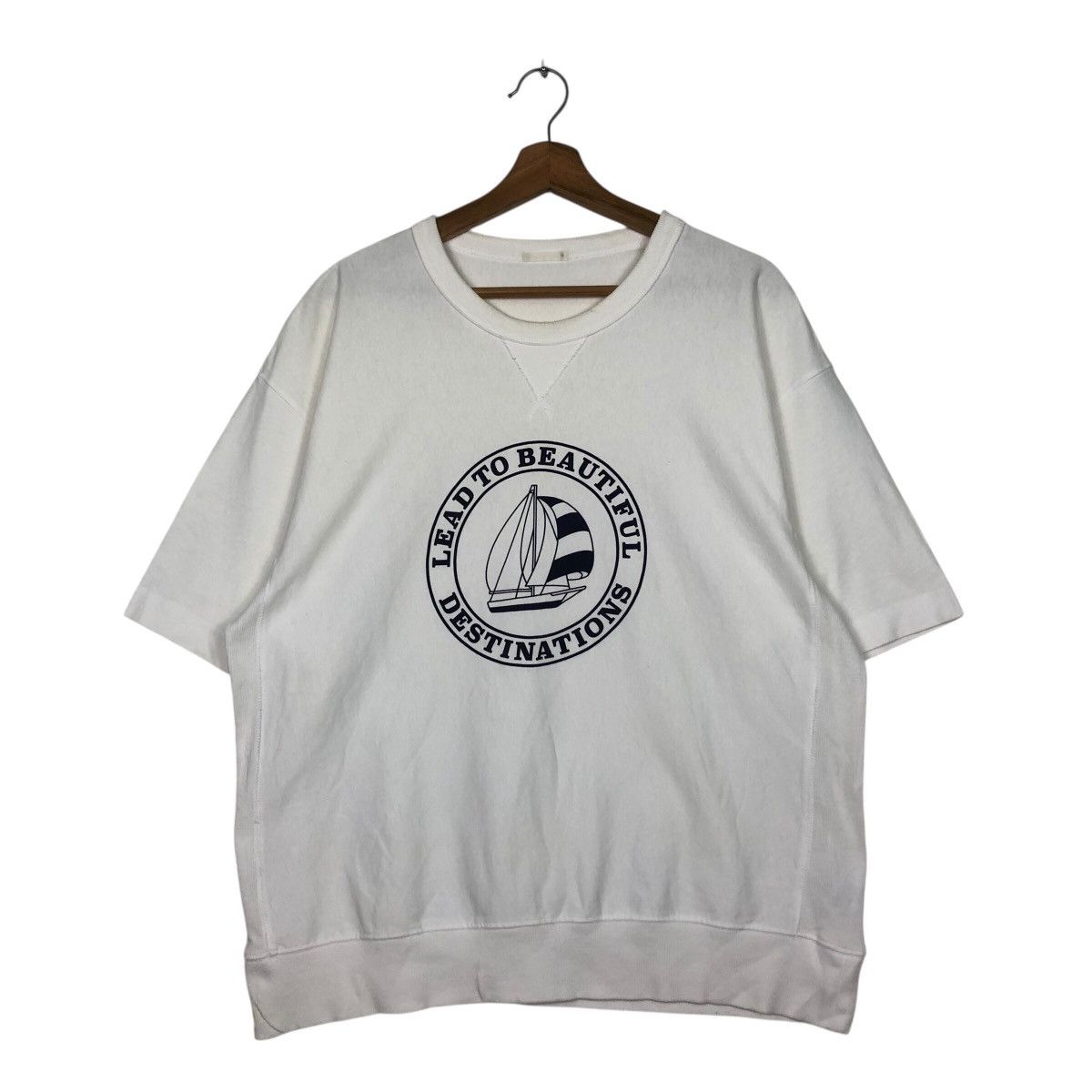 Japanese Brand × Vintage 📌Lead To Beautiful Destination Cropped Sweatshirt Size US M / EU 48-50 / 2 - 2 Thumbnail