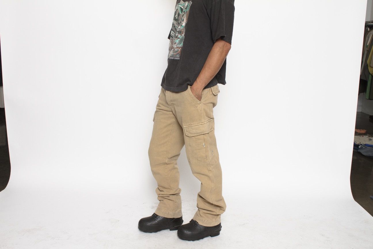 Vintage TAN CARGO POCKET PANTS BY MURPHY AND NYE Size US 34 / EU 50 - 2 Thumbnail