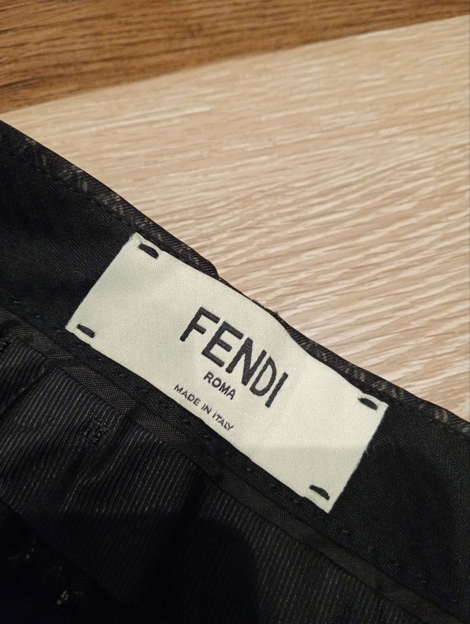 Fendi FENDI BLACK LUXURY SILK WIDE LEG TROUSERS PANTS Size 25" / US 0 / IT 36 - 6 Thumbnail