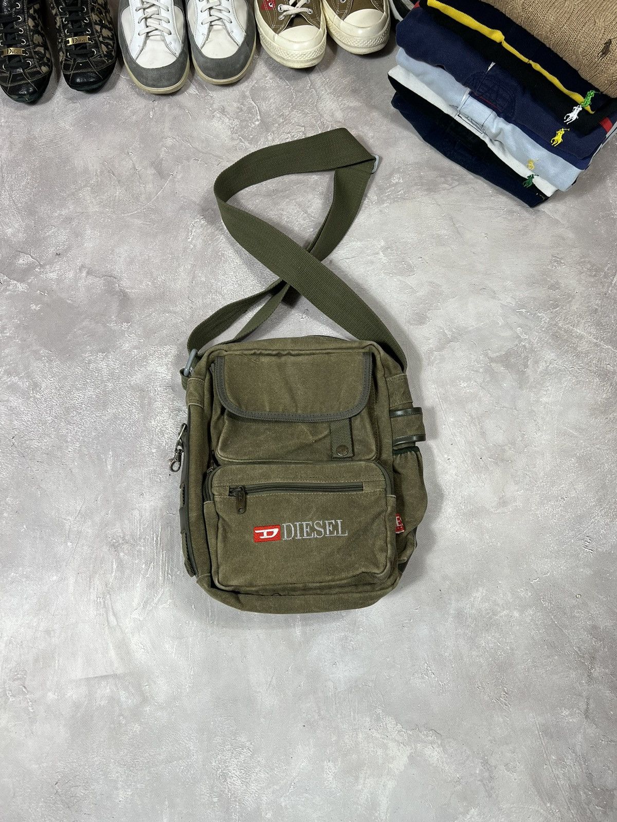 Japanese Brand × Vintage Vintage Diesel Y2k Crossbody Bag Size ONE SIZE - 3 Thumbnail