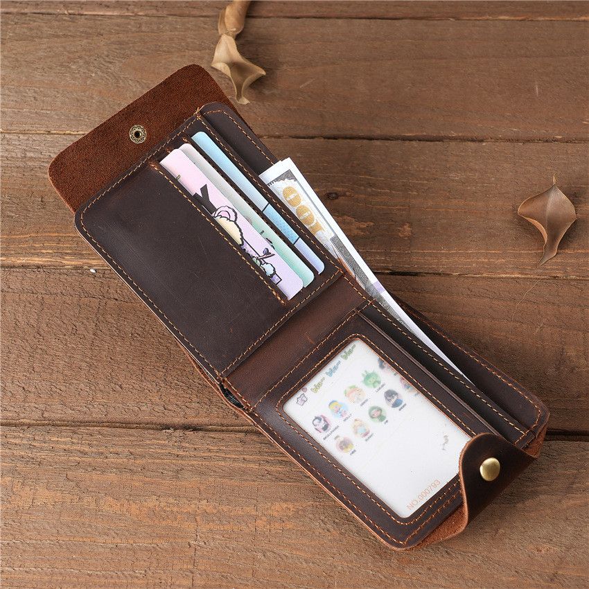 Japanese Brand × Leather × Vintage Bifold Leather Wallet Size ONE SIZE - 3 Thumbnail