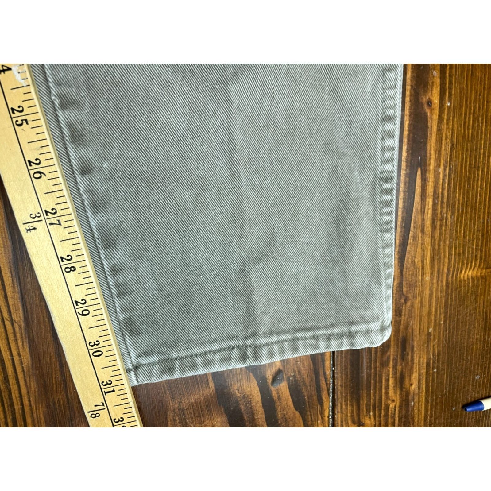 Wrangler Wrangler Pants Men's 36x32 Olive Brown Straight Leg Pockets Chino Casual Workwear Regular Inseam 32 Size US 36 / EU 52 - 6 Thumbnail