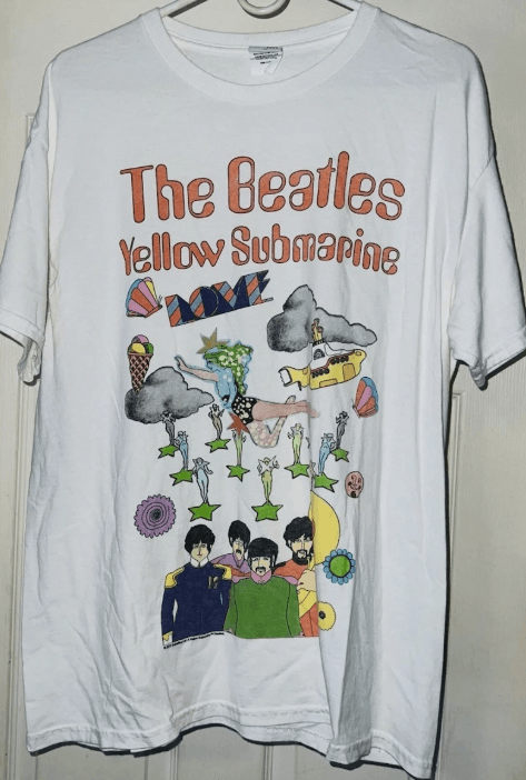 Designer The Beatles Yellow Submarine White Band T-Shirt Size US M / EU 48-50 / 2 - 1 Thumbnail