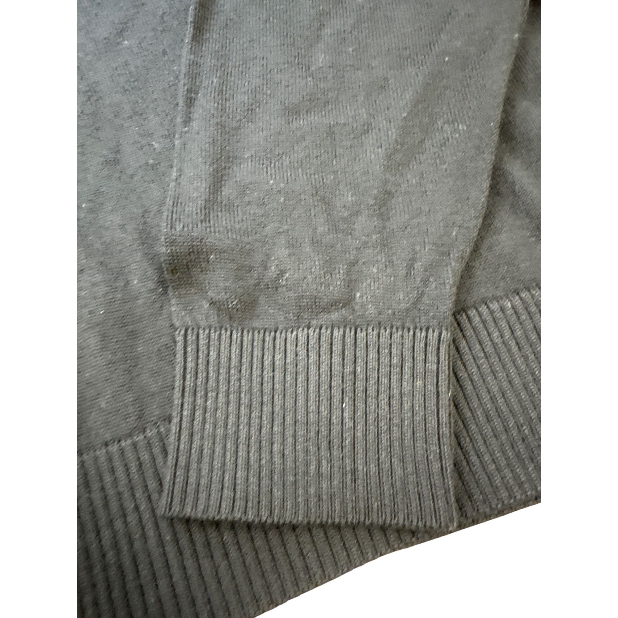 Calvin Klein Calvin Klein Mens Extra Fine Italian Merino Wool Black V-Nec Size US M / EU 48-50 / 2 - 2 Thumbnail