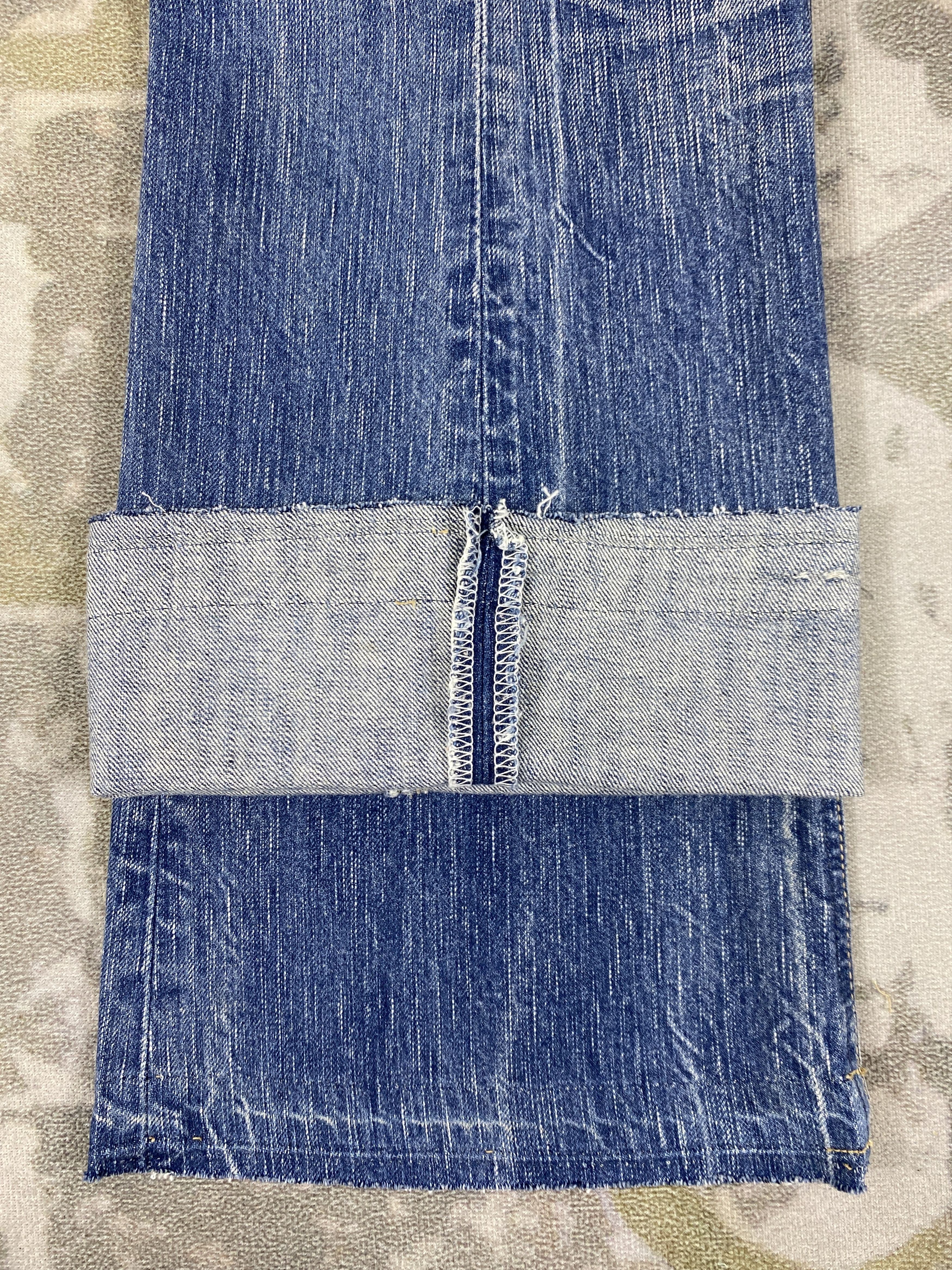Edwin Mud Wash Vintage Edwin 503 Flare Denim 34x30.5-JN3506 Size US 34 / EU 50 - 11 Thumbnail