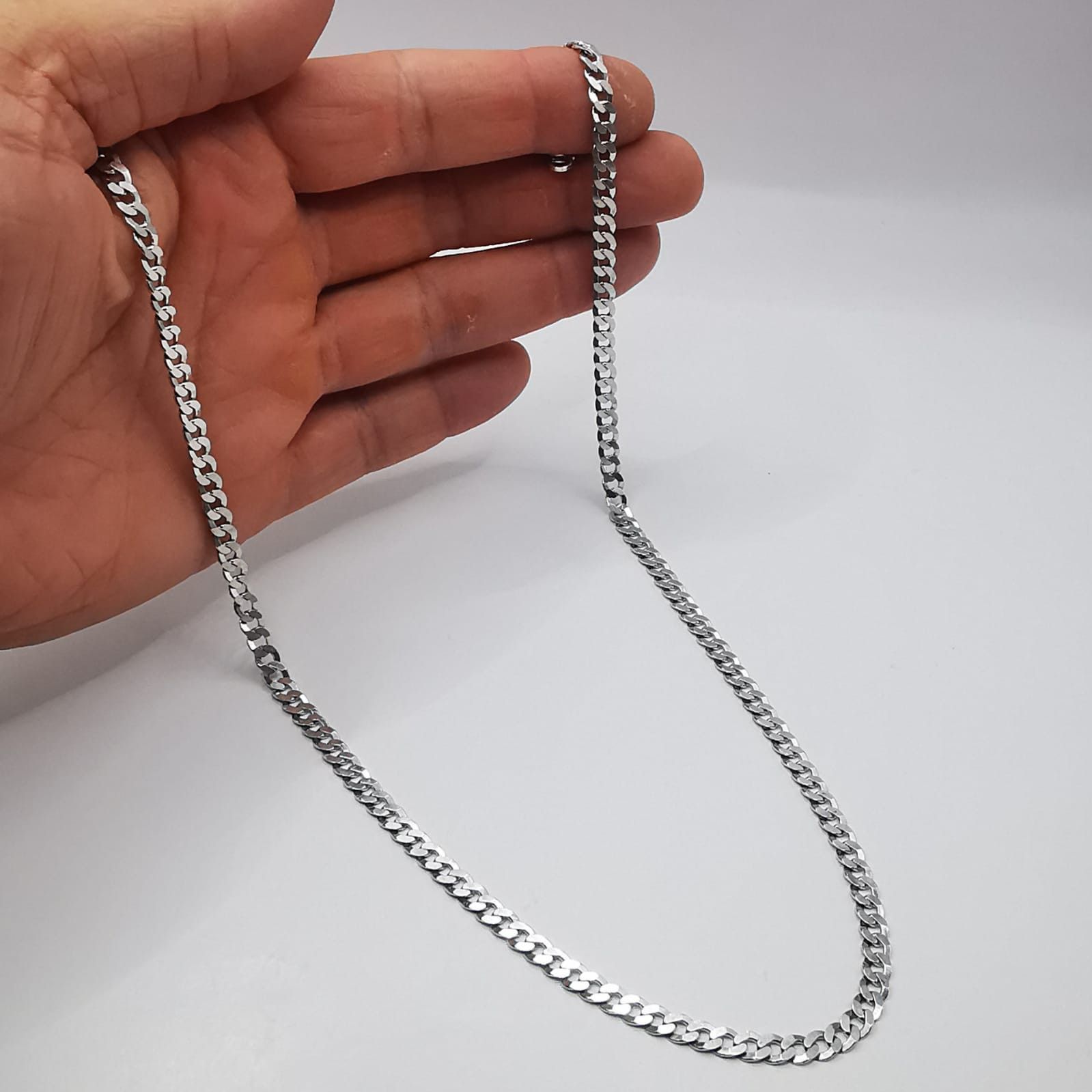 Sterling Silver Vintage Jewelry Chain, 925 Sterling Silver, Signed , 18,53g Size ONE SIZE - 3 Thumbnail