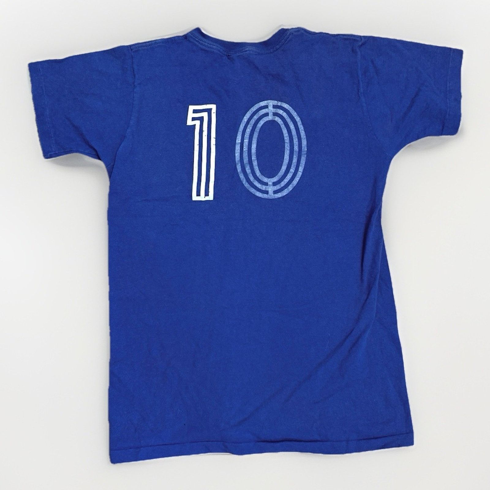 Adidas Vintage 1980s Adidas Trefoil T-Shirt XS SS Double Sided Size US XS / EU 42 / 0 - 2 Thumbnail