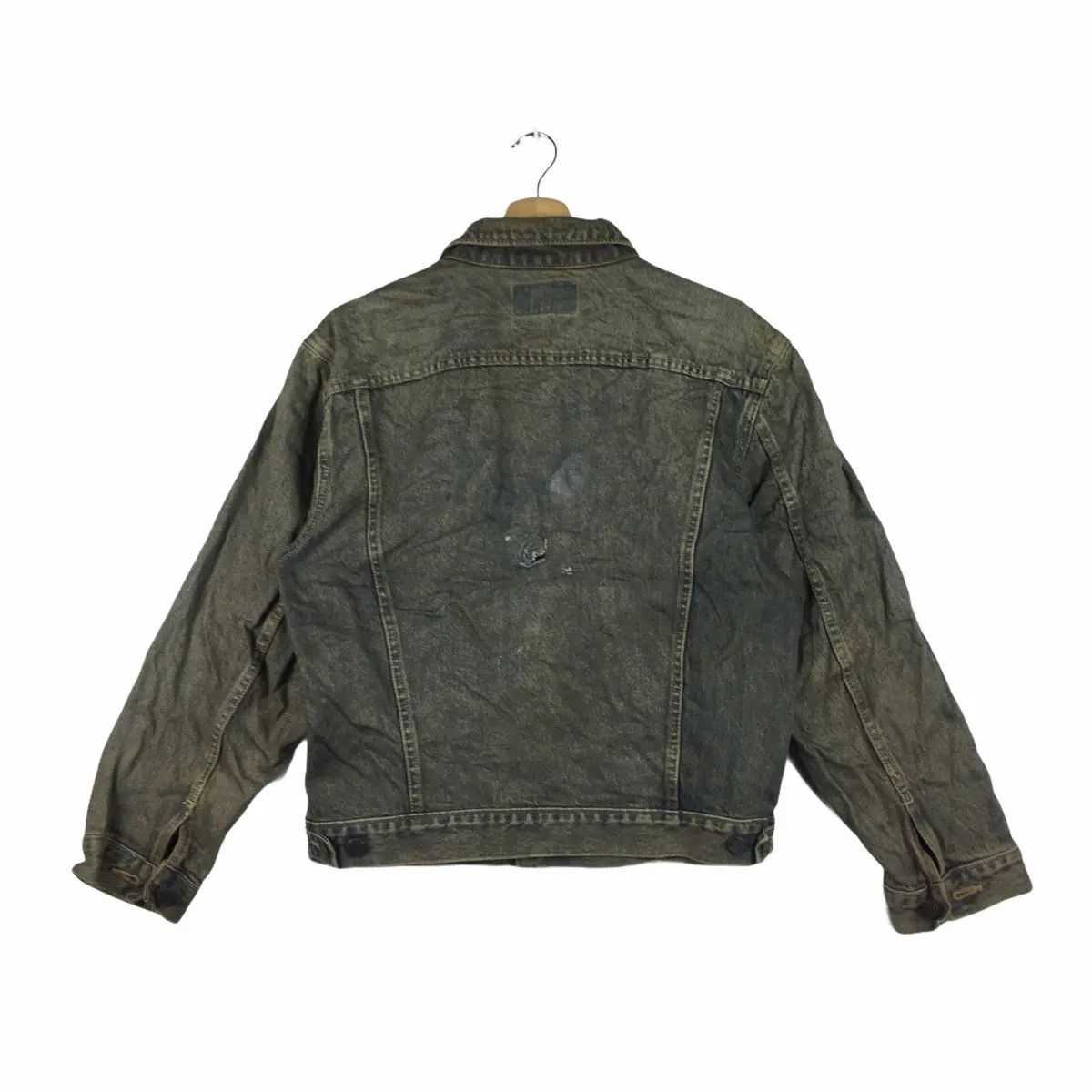 Vintage Vtg GIL HEART Denim Jeans Jacket Motorcycle Distress Size US M / EU 48-50 / 2 - 5 Thumbnail