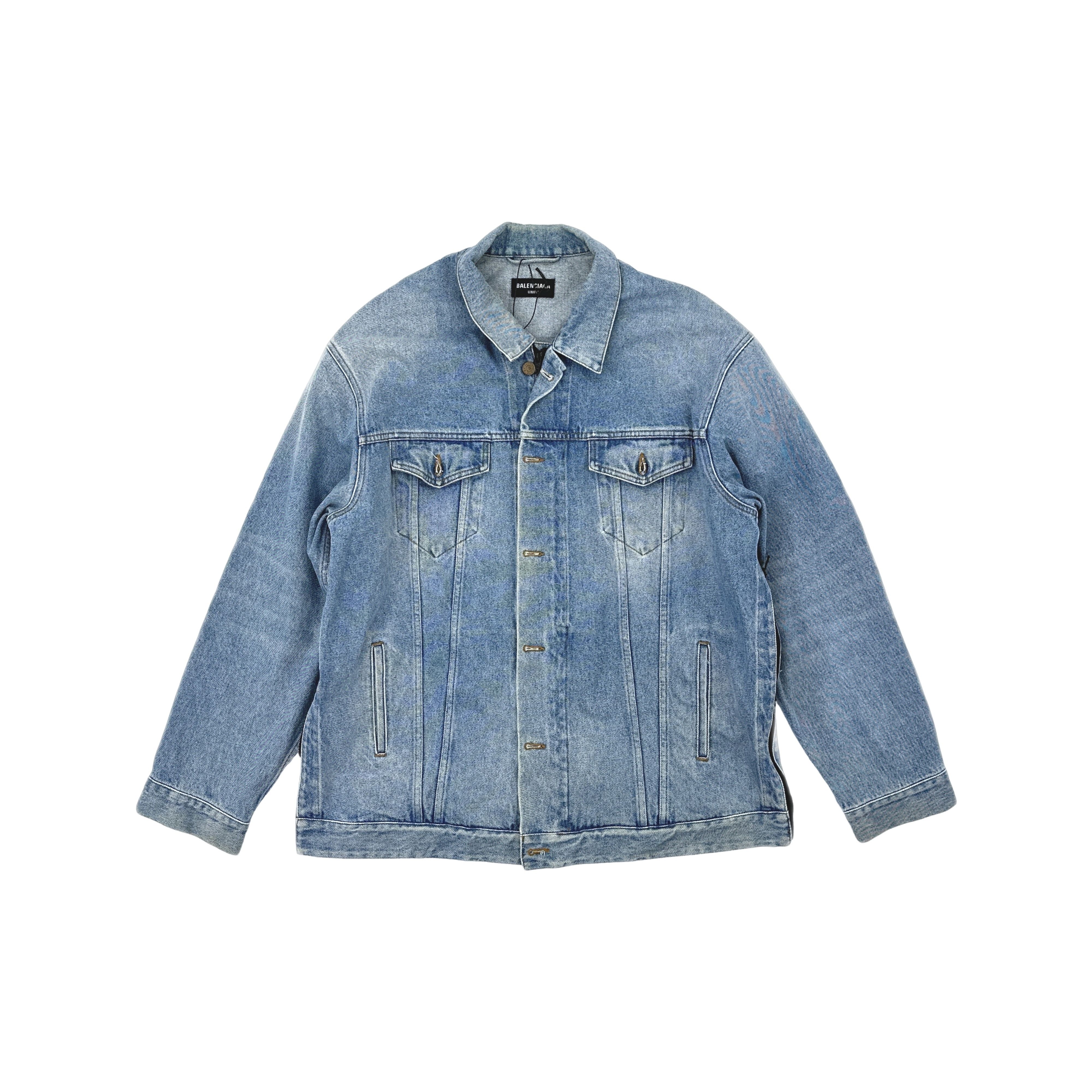 Balenciaga Balenciaga Vintage Wash Denim Jacket M Size US M / EU 48-50 / 2 - 1 Thumbnail