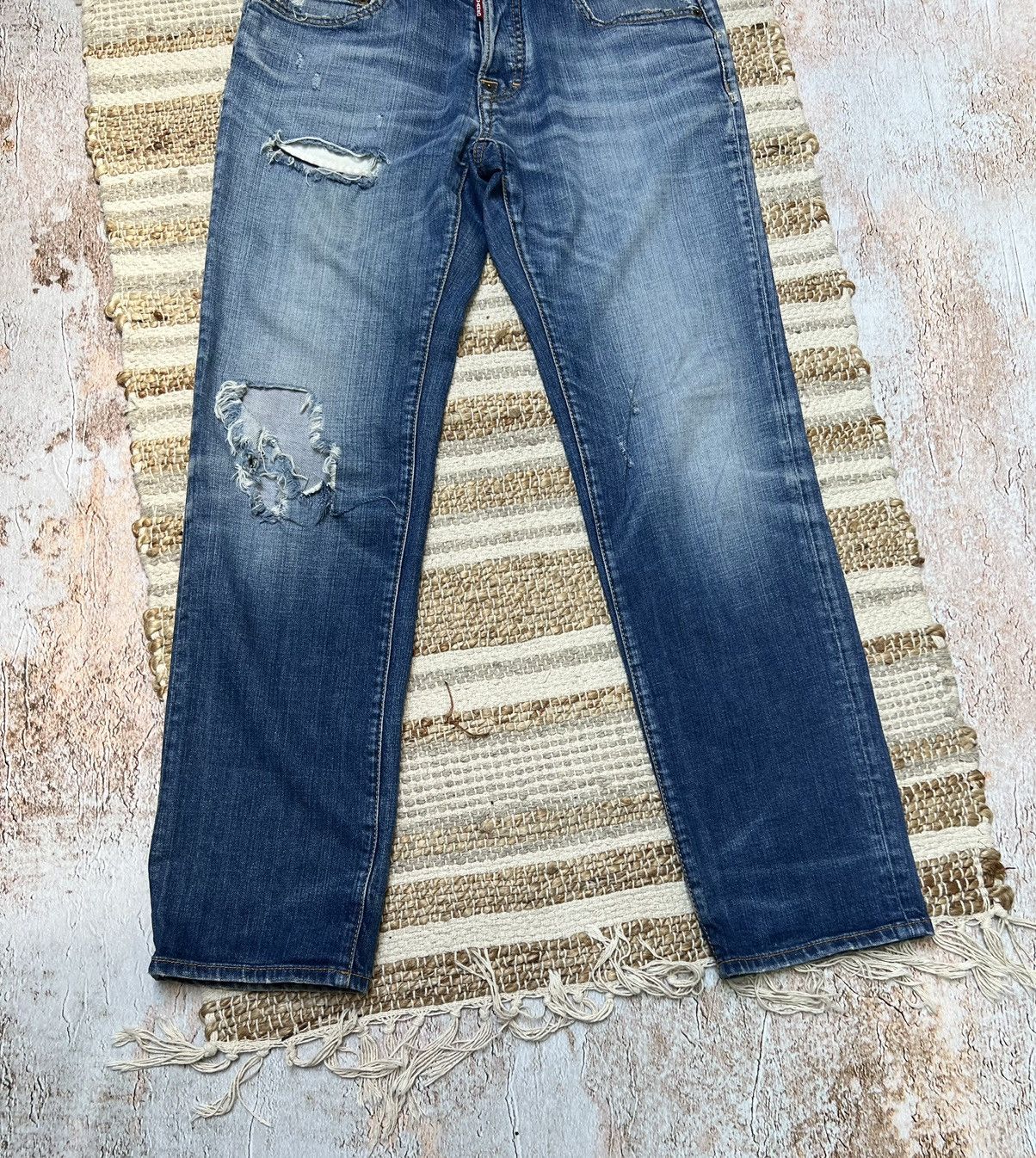 Dsquared2 × Vintage Dsquared2 vintage distressed jeans Size US 32 / EU 48 - 3 Thumbnail