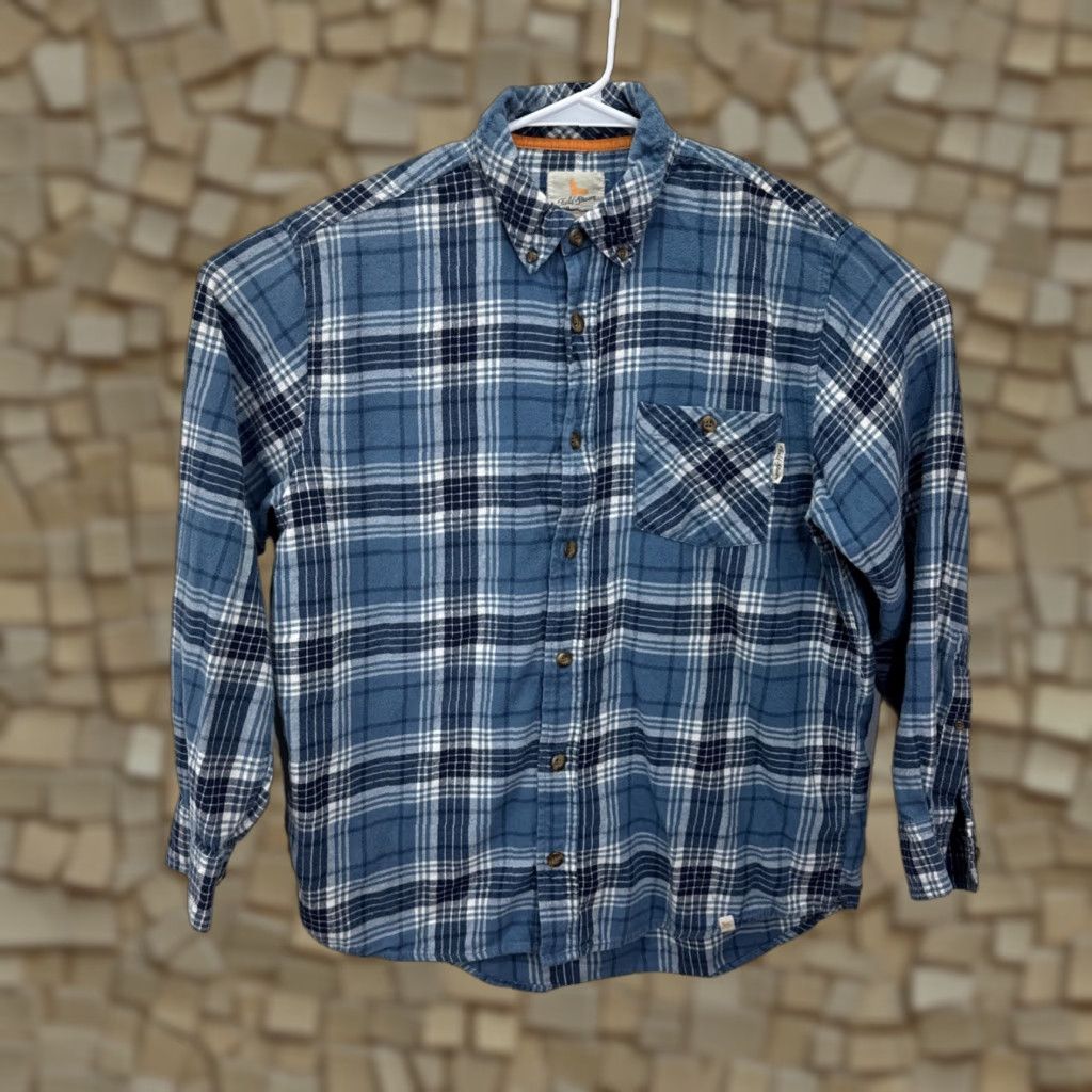 Vintage VINTAGE Field & Stream Shirt Large Tartan Plaid Button Down Flannel Mens Outdoor 90s Size US L / EU 52-54 / 3 - 1 Thumbnail