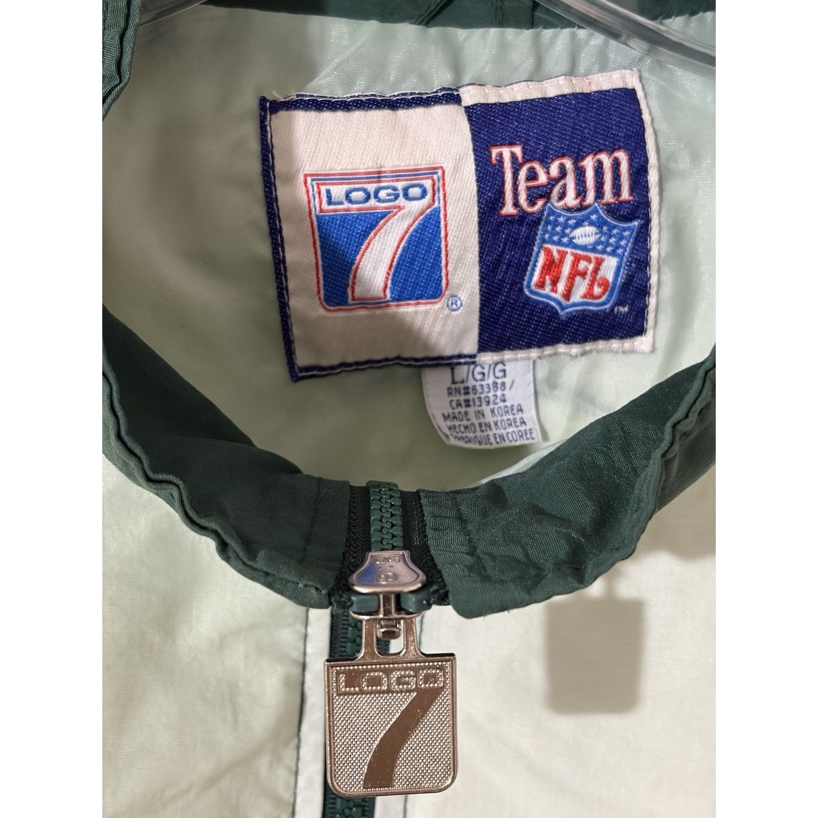 Logo 7 Vintage Logo 7 Green Bay Packers Windbreaker NFL Sz L 90’s Size US L / EU 52-54 / 3 - 3 Thumbnail