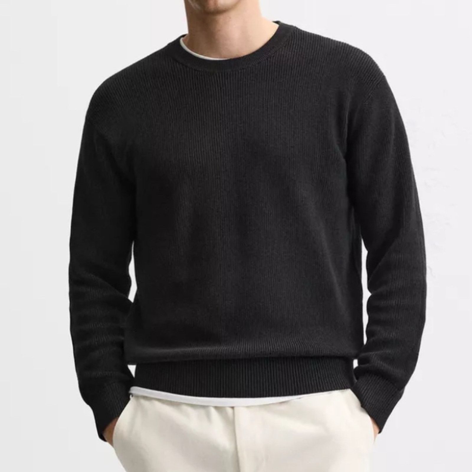 Zara Nwt- Zara Man-Basic Knit Sweater-small Size US S / EU 44-46 / 1 - 1 Thumbnail