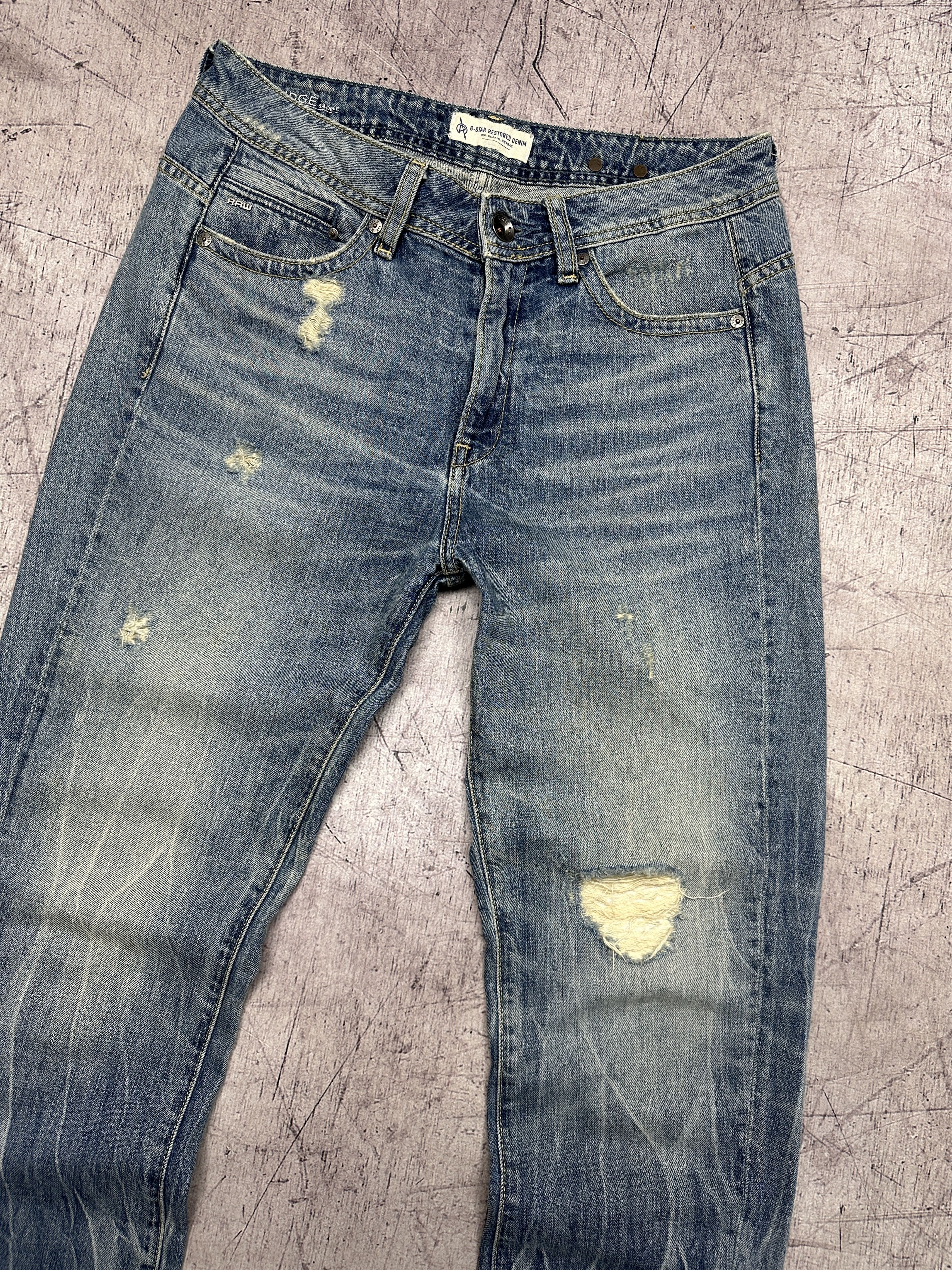 G-Star G Star Raw Womens Midge Saddle Boyfriend Denim Pants Jeans Size 27" / US 4 / IT 40 - 2 Thumbnail