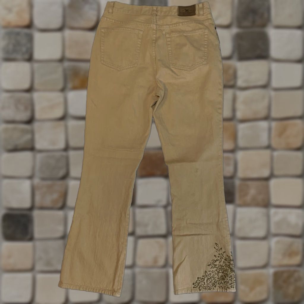 Ralph Lauren VINTAGE Women's Flared Jeans Shirt? (Original title not enough context) Size 30" / US 8 / IT 44 - 1 Thumbnail