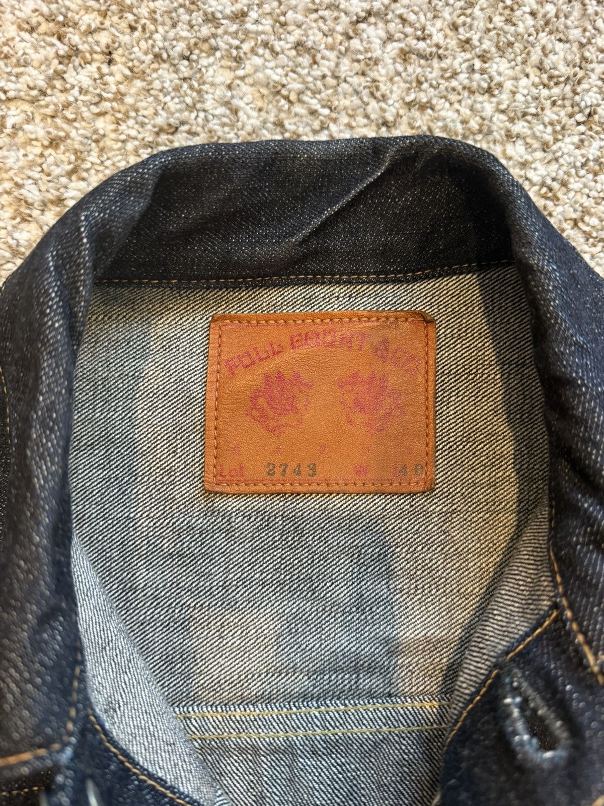 Full Count & Co. Full Count Selvedge Denim Jacket Lot 2743 Size 40 Size US S / EU 44-46 / 1 - 4 Thumbnail