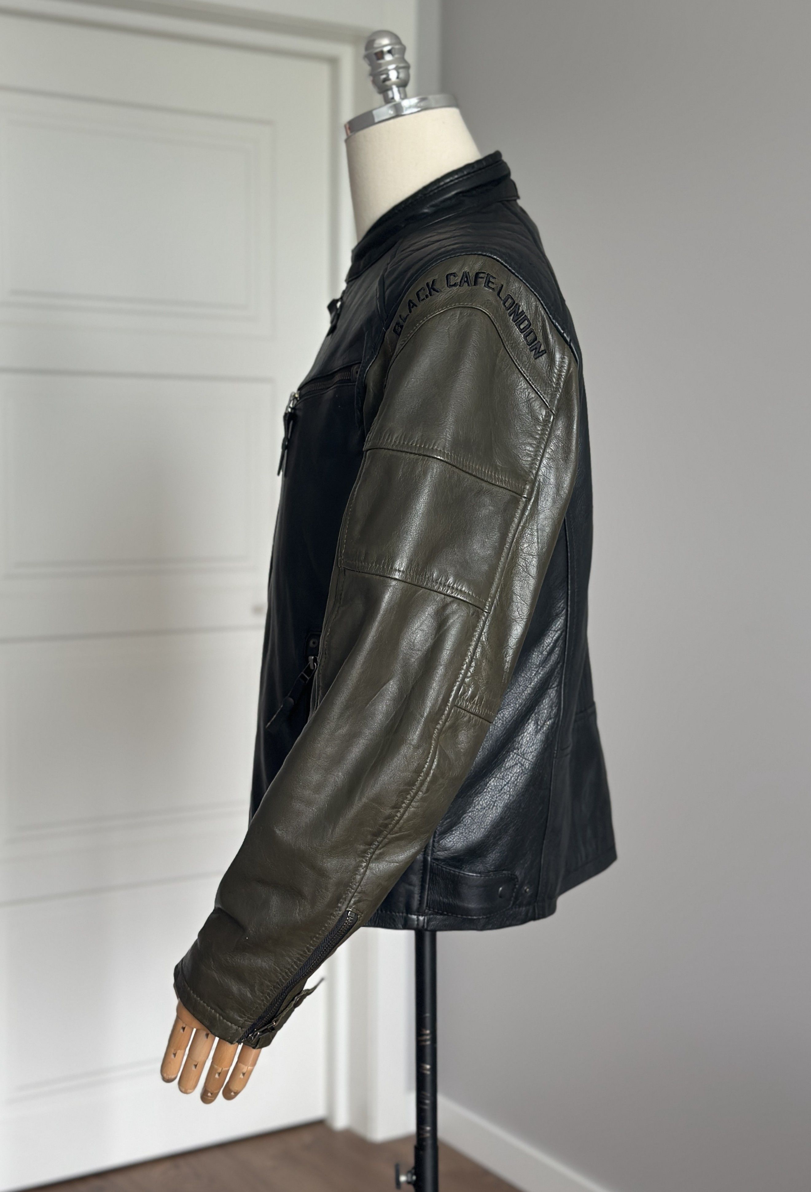 Other BLACK CAFE London Leather Jacket With Removable Lining L-XL Size US XL / EU 56 / 4 - 5 Thumbnail