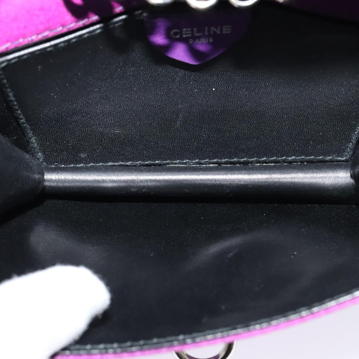 Celine CELINE Chain Shoulder Bag Nylon Purple Size ONE SIZE - 11 Thumbnail