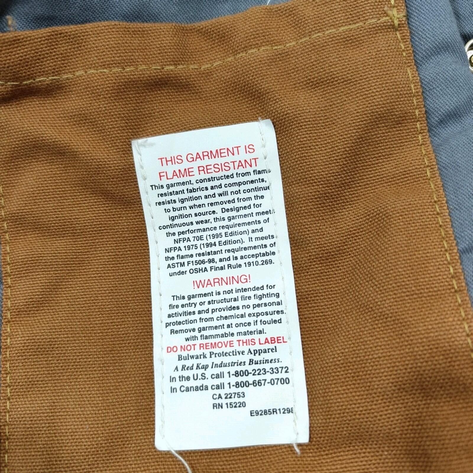 Bulwark Vtg Extreme Bulwark Flame Resistant Work Vest Size XL Size ONE SIZE - 12 Thumbnail