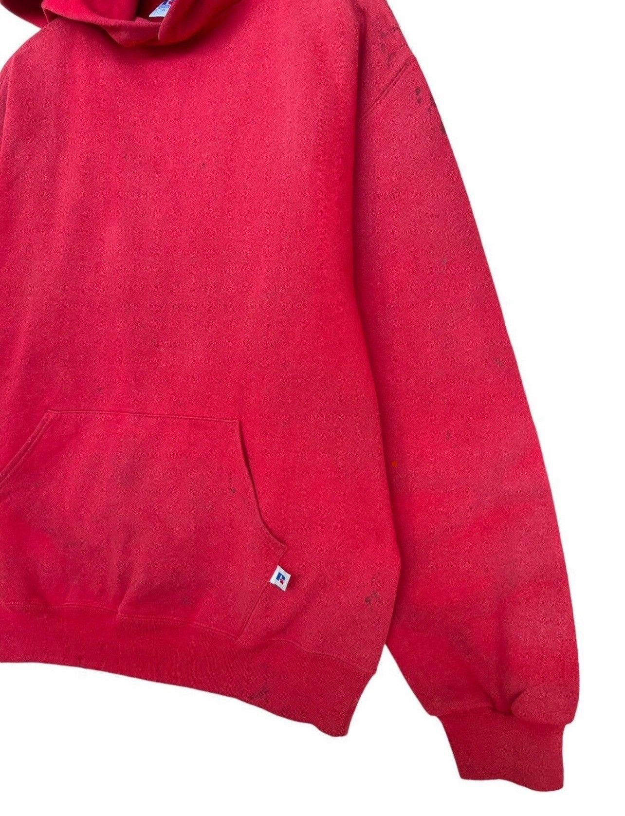 Russell Athletic Vintage 90s Russell Sun Faded Distressed Baggy Boxy Hoodie Size US L / EU 52-54 / 3 - 8 Thumbnail