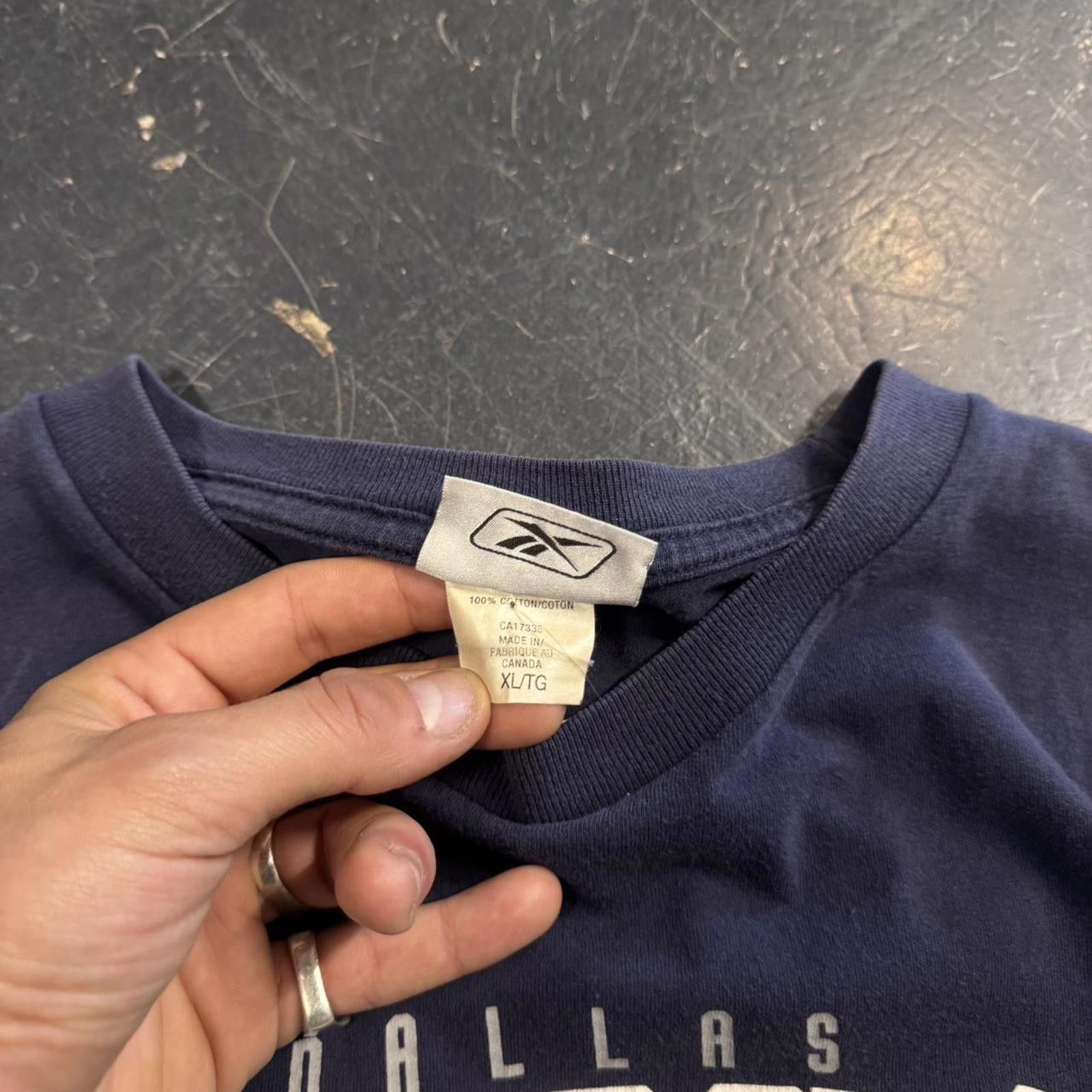 Reebok Vintage 90s Reebok Dallas Cowboys Tee Size US XL / EU 56 / 4 - 4 Thumbnail