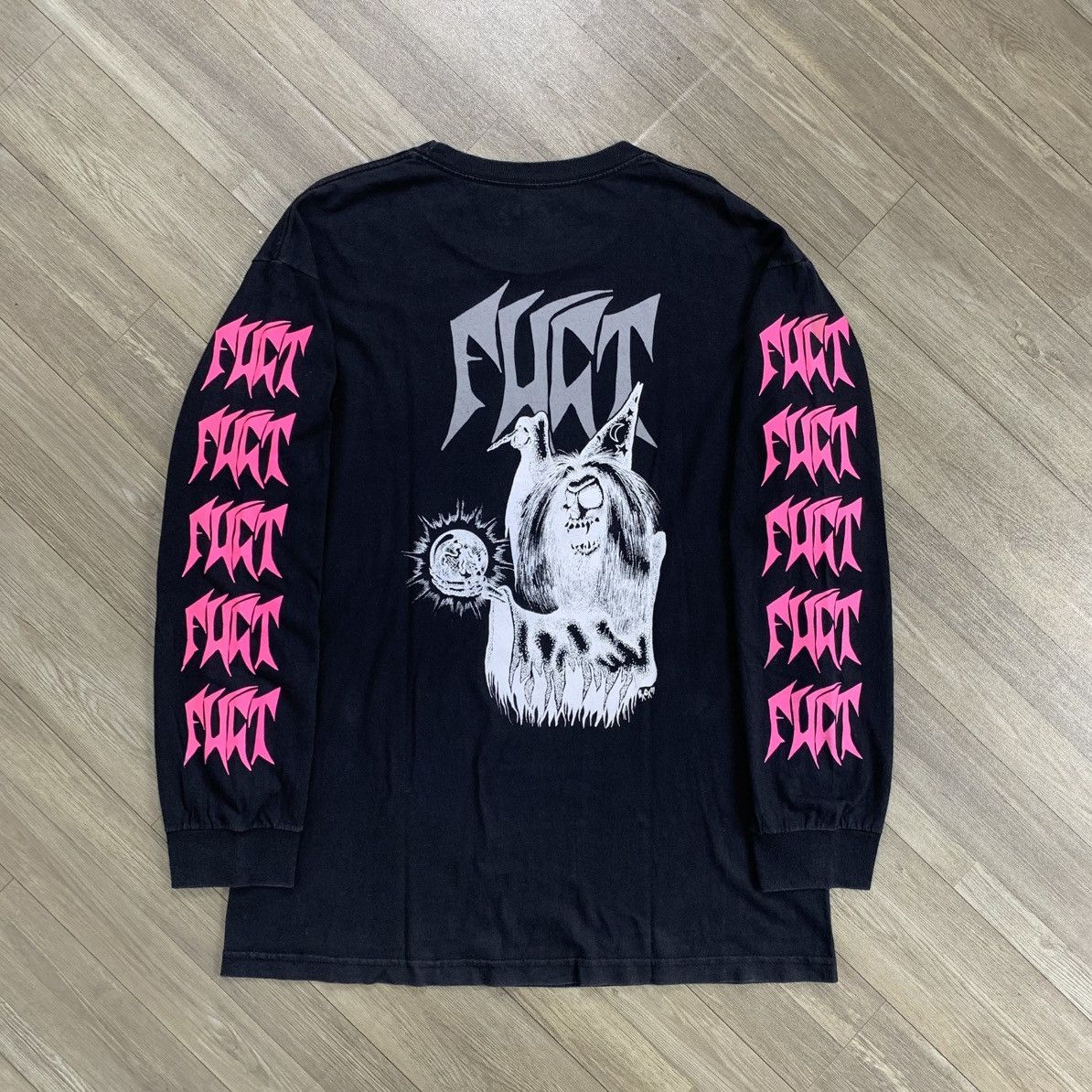 FUCT × Vintage Rare FUCT x Excel Rock Band Longslevee Tshirt Size US L / EU 52-54 / 3 - 6 Thumbnail