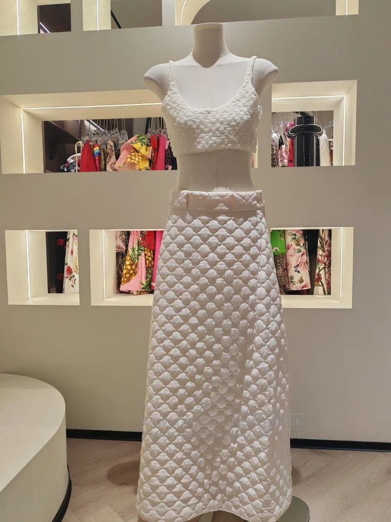 Fendi Fendi White Silk Set Size XS / US 0-2 / IT 36-38 - 1 Thumbnail