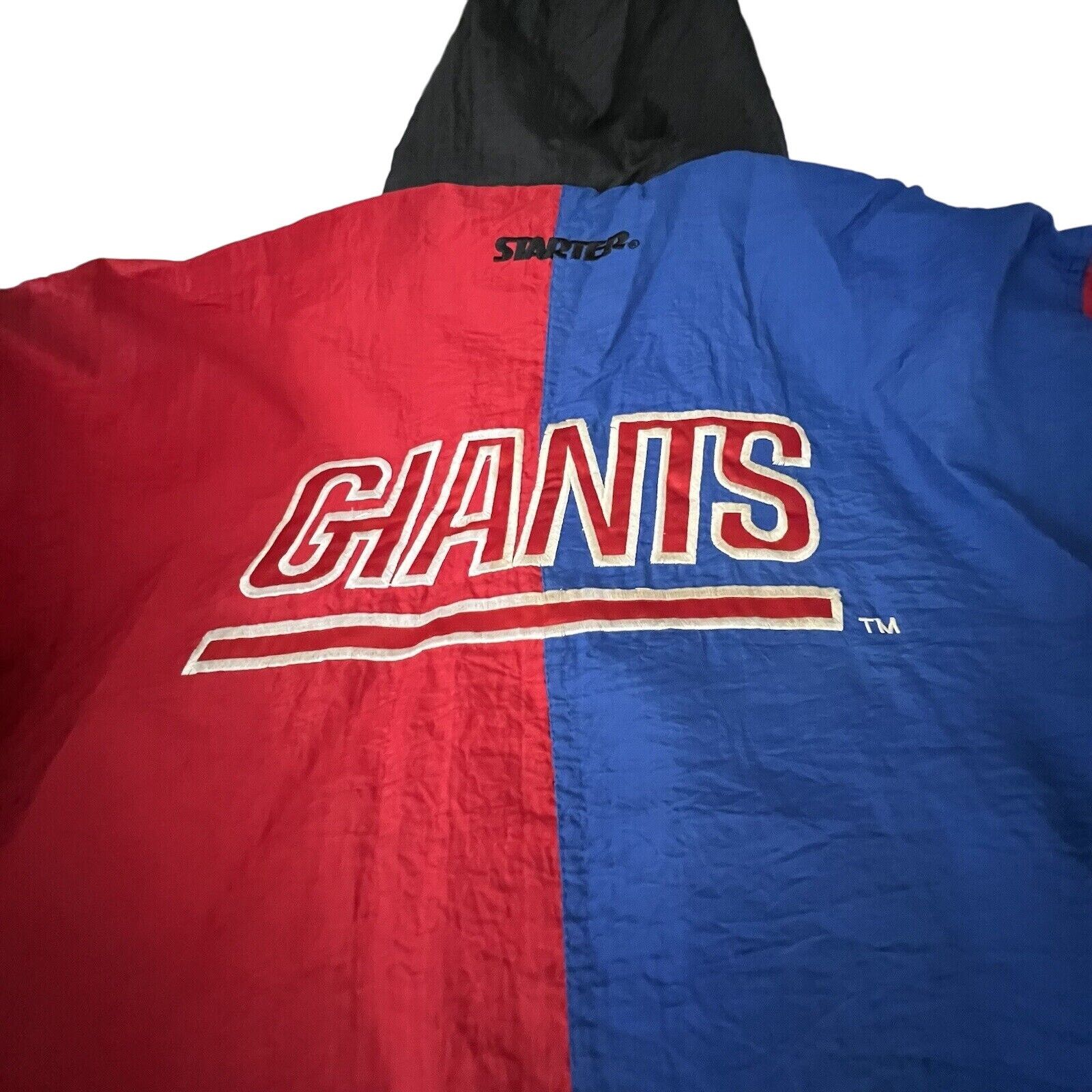 Starter Vintage 90’s Starter L NFL New York Giants Half Zip Jacket Size US L / EU 52-54 / 3 - 9 Thumbnail