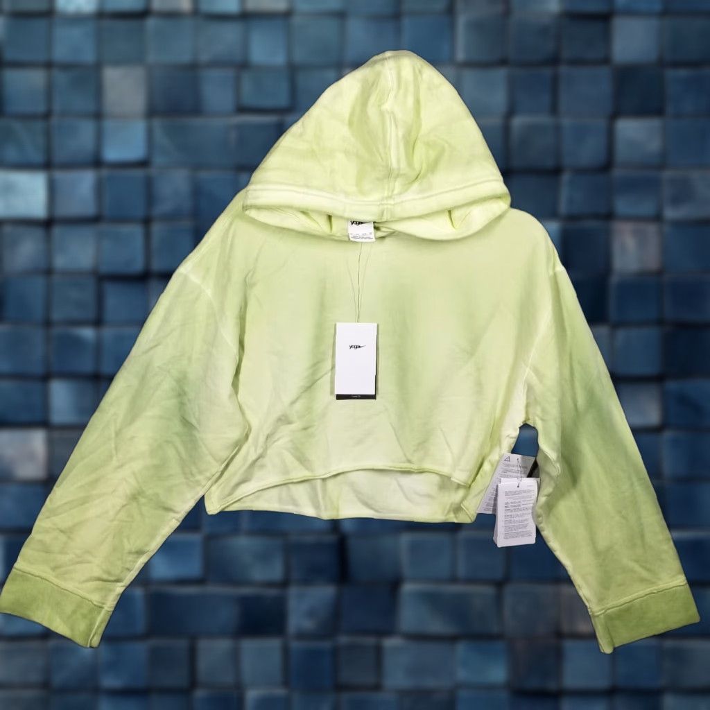 Nike Nike Fleece Hoodie Womens XS Pullover Outdoor Hooded Regular - Lemon Twist Yellow, Nike DN3711-736, 90s? Size XS / US 0-2 / IT 36-38 - 1 Thumbnail