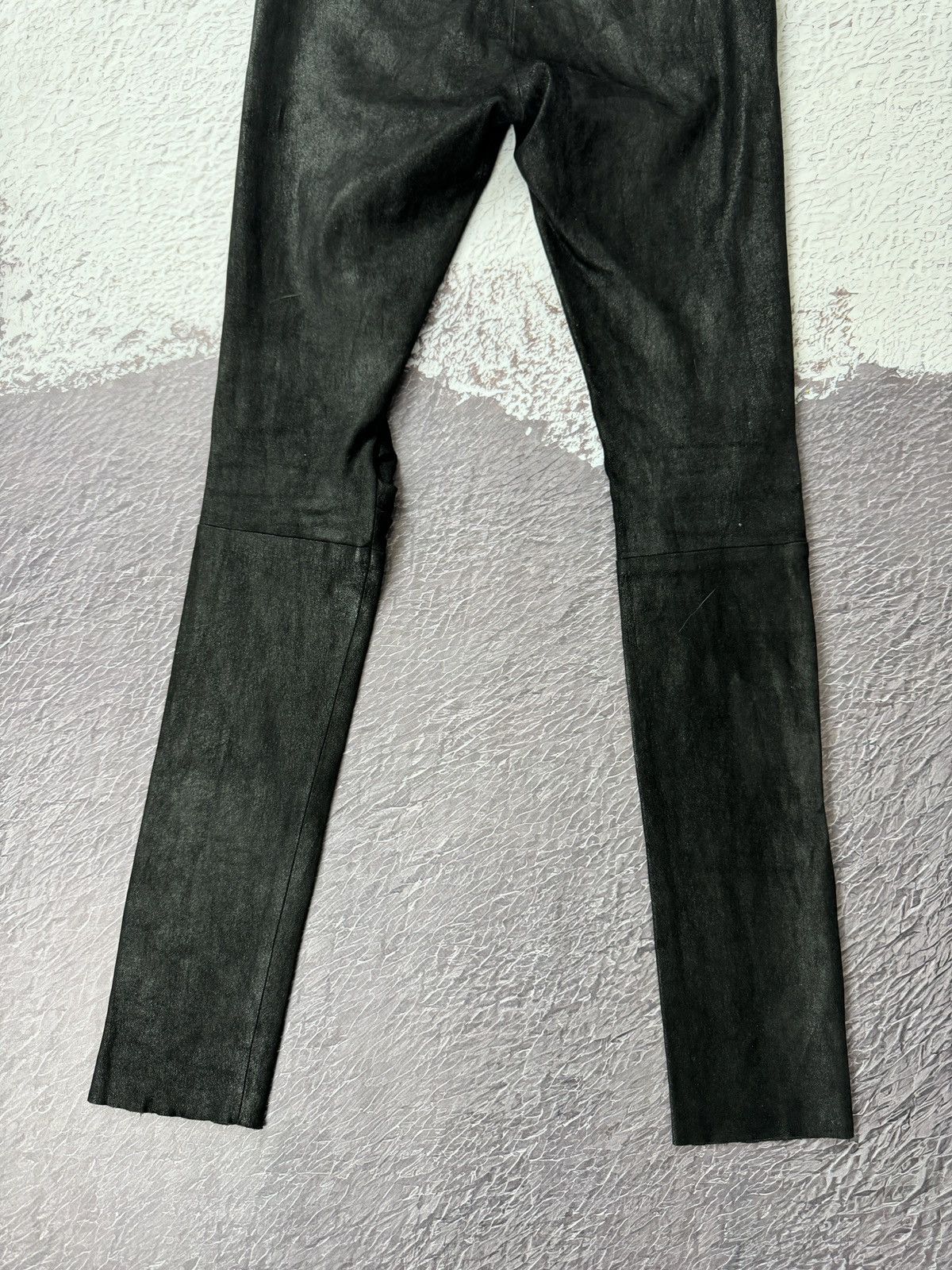 Other Hironae Paris black lambskin leather leggings women size 26 Size 26" / US 2 / IT 38 - 9 Thumbnail