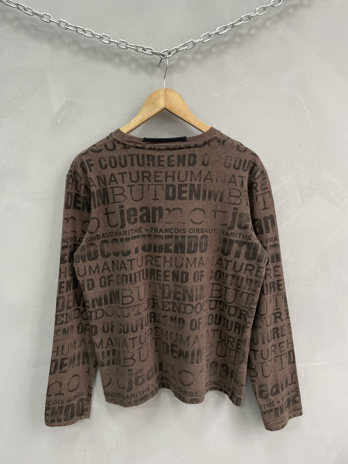 Marithe + Francois Girbaud Rare Marithe Francois Girbaud Monogram long sleeve tee Size US M / EU 48-50 / 2 - 8 Thumbnail