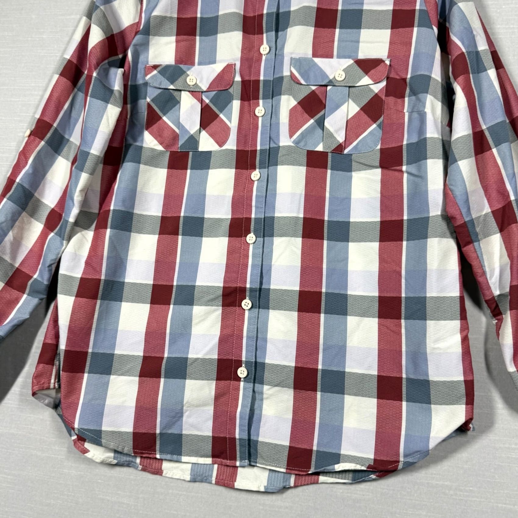 Eddie Bauer Eddie Bauer Shirt Womens Medium Plaid Travex Button Down Long Sleeve Outdoor Size M / US 6-8 / IT 42-44 - 5 Thumbnail