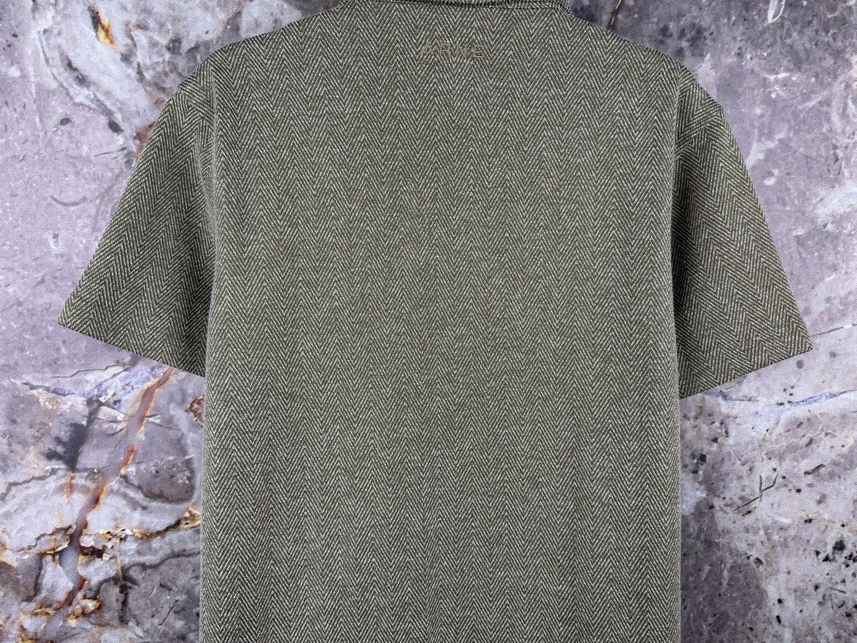 Other ARNE Herringbone Textured Zip Polo Shirt Short Sleeve Size US M / EU 48-50 / 2 - 12 Thumbnail