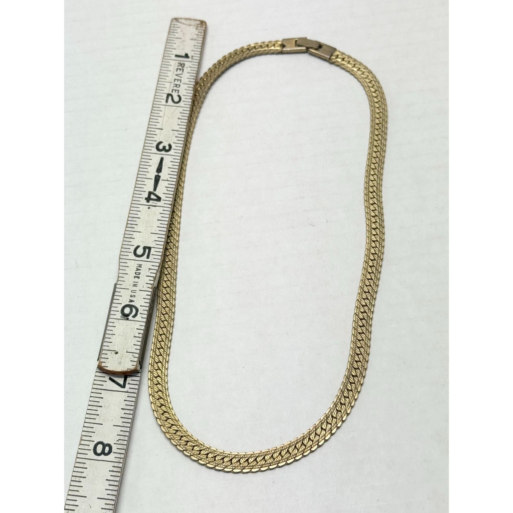 Vintage Vintage gold tone collar chain necklace Size ONE SIZE - 4 Thumbnail