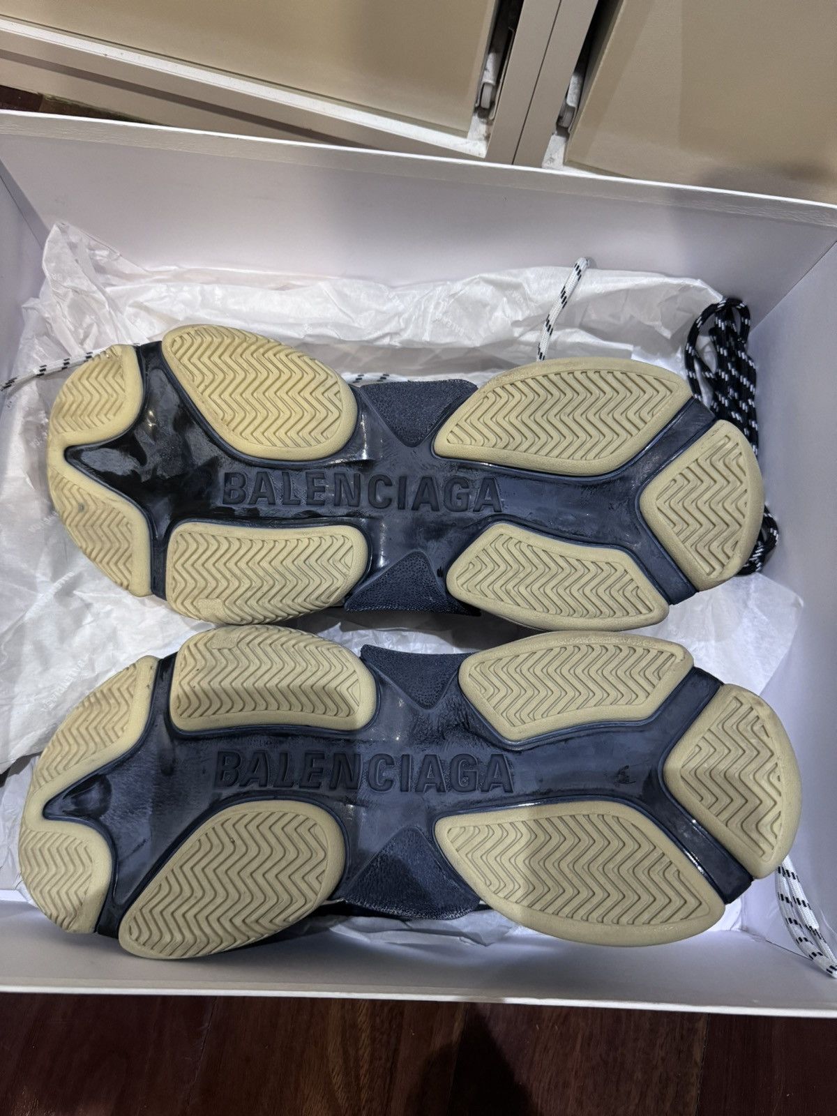 Balenciaga Balenciaga Triple S Black Size US 11 / EU 44 - 5 Thumbnail