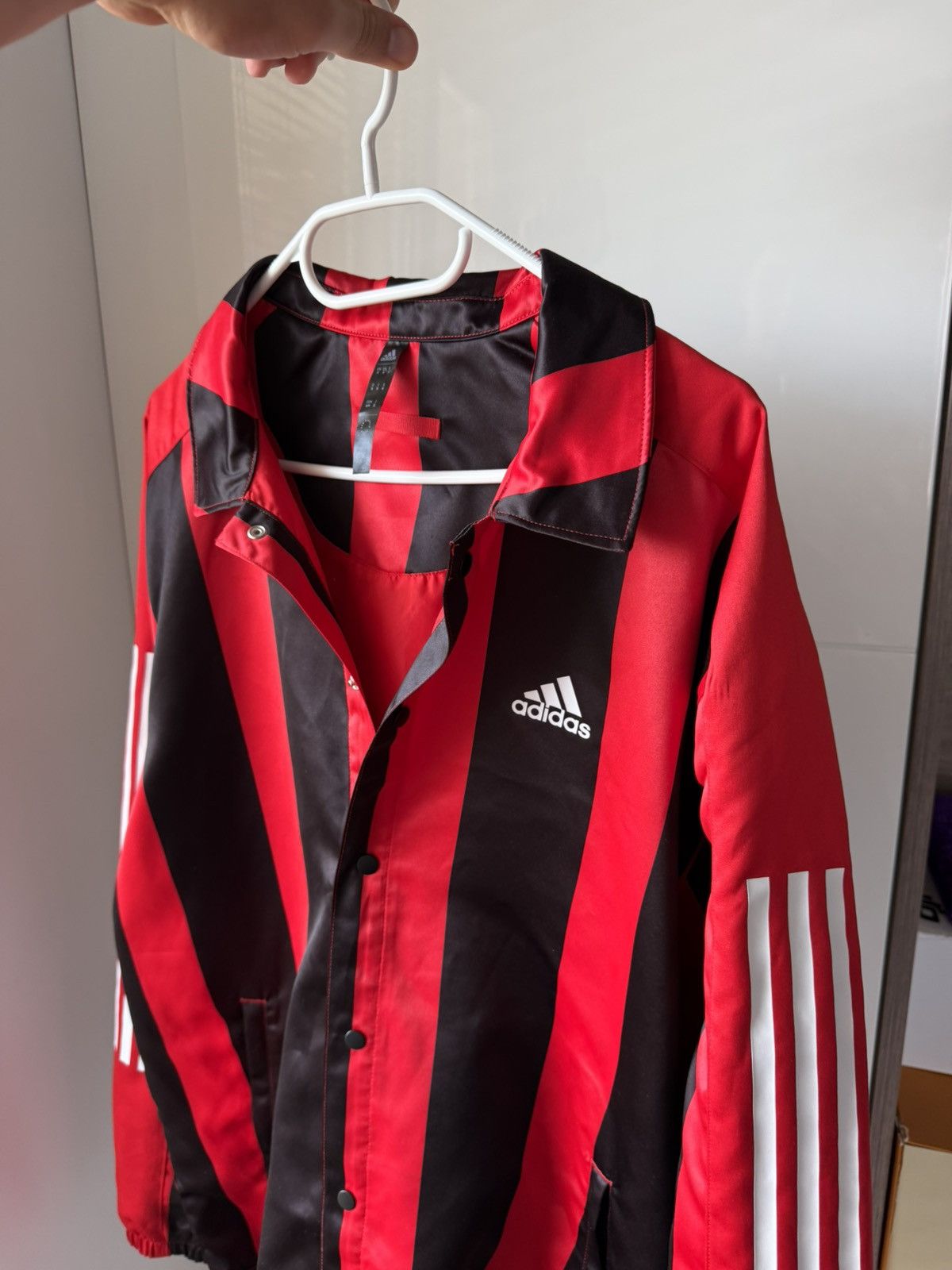 Adidas Adidas England Black Red Sportswear Coach Jacket Size US M / EU 48-50 / 2 - 1 Thumbnail