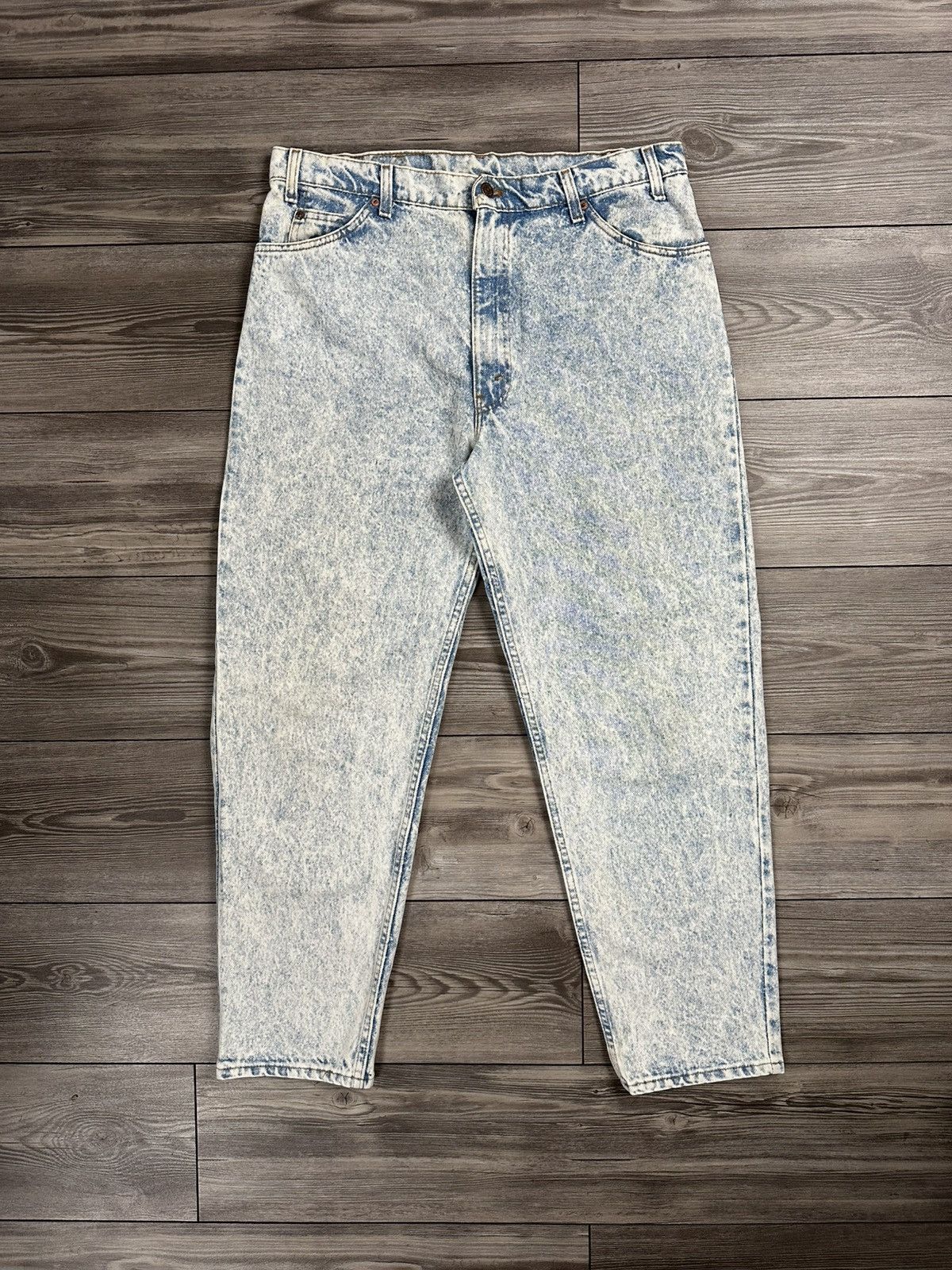 Levi's Vintage 90’s Acid Wash Levis Orange Tab Jeans Size US 37 - 1 Thumbnail